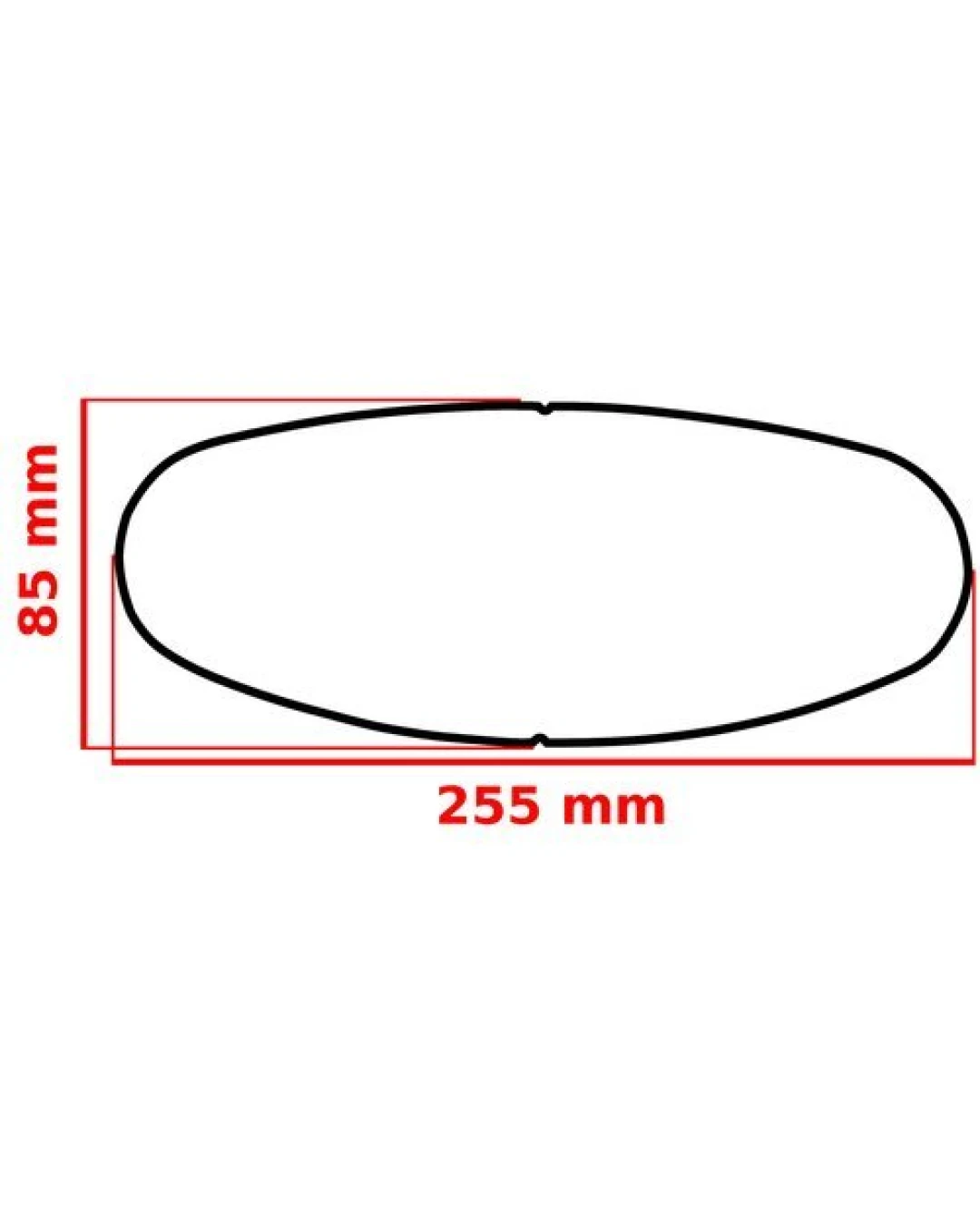 Универсална плака ANTIFOG FOGCITY FULLFACE FCE001 255x85mm