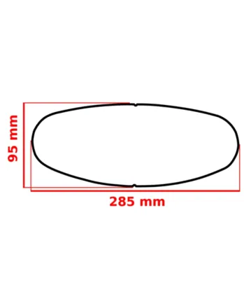 Универсална плака ANTIFOG FOGCITY FULLFACE FCE002 285x95mm