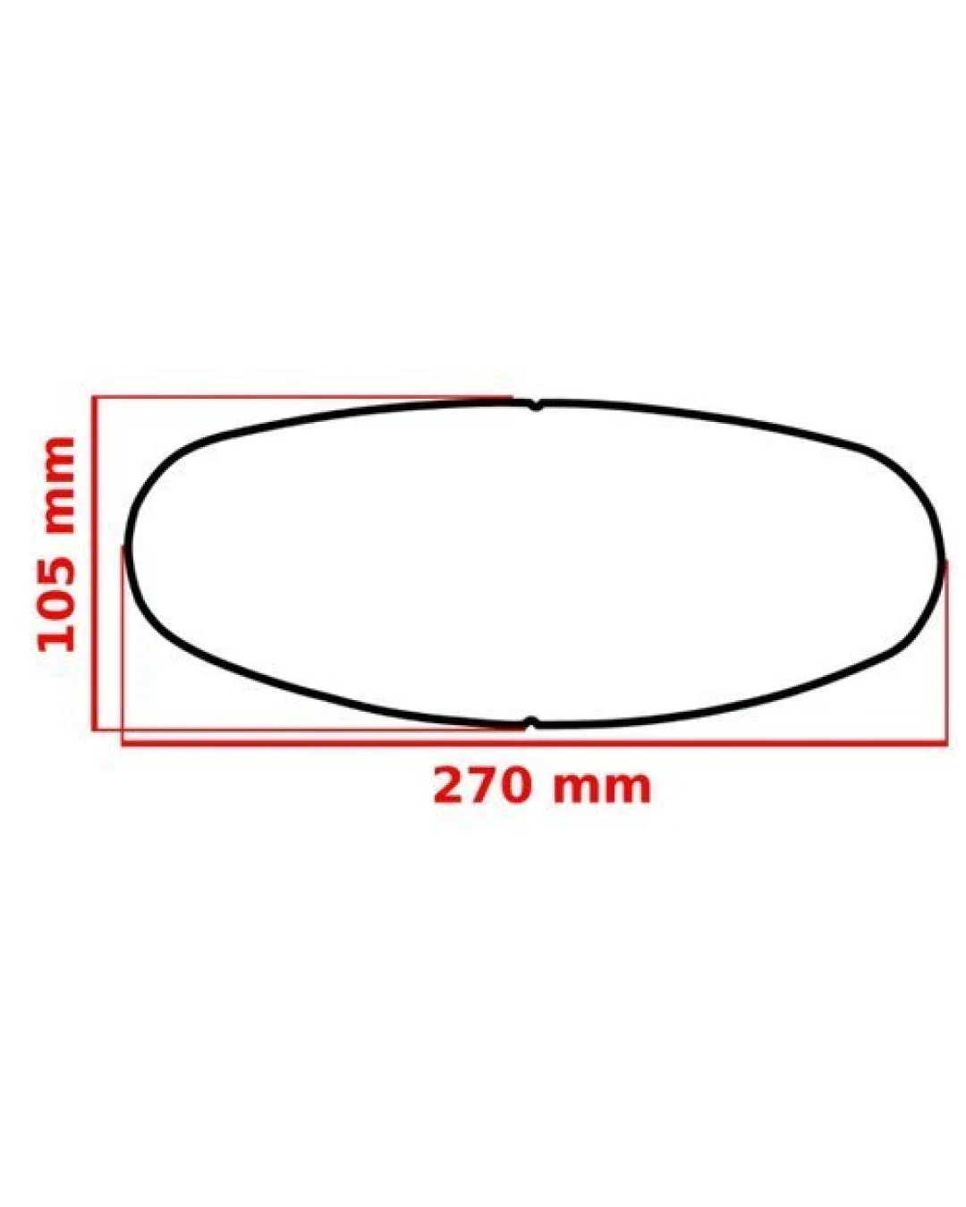 Универсална плака ANTIFOG FOGCITY OPEN-FACE FCE004