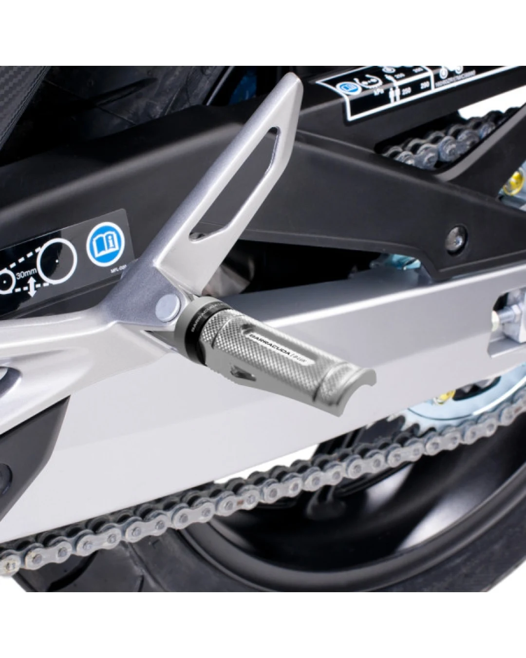 УНИВЕРСАЛНИ МОТО СТЕПЕНКИ BARRACUDA SILVER