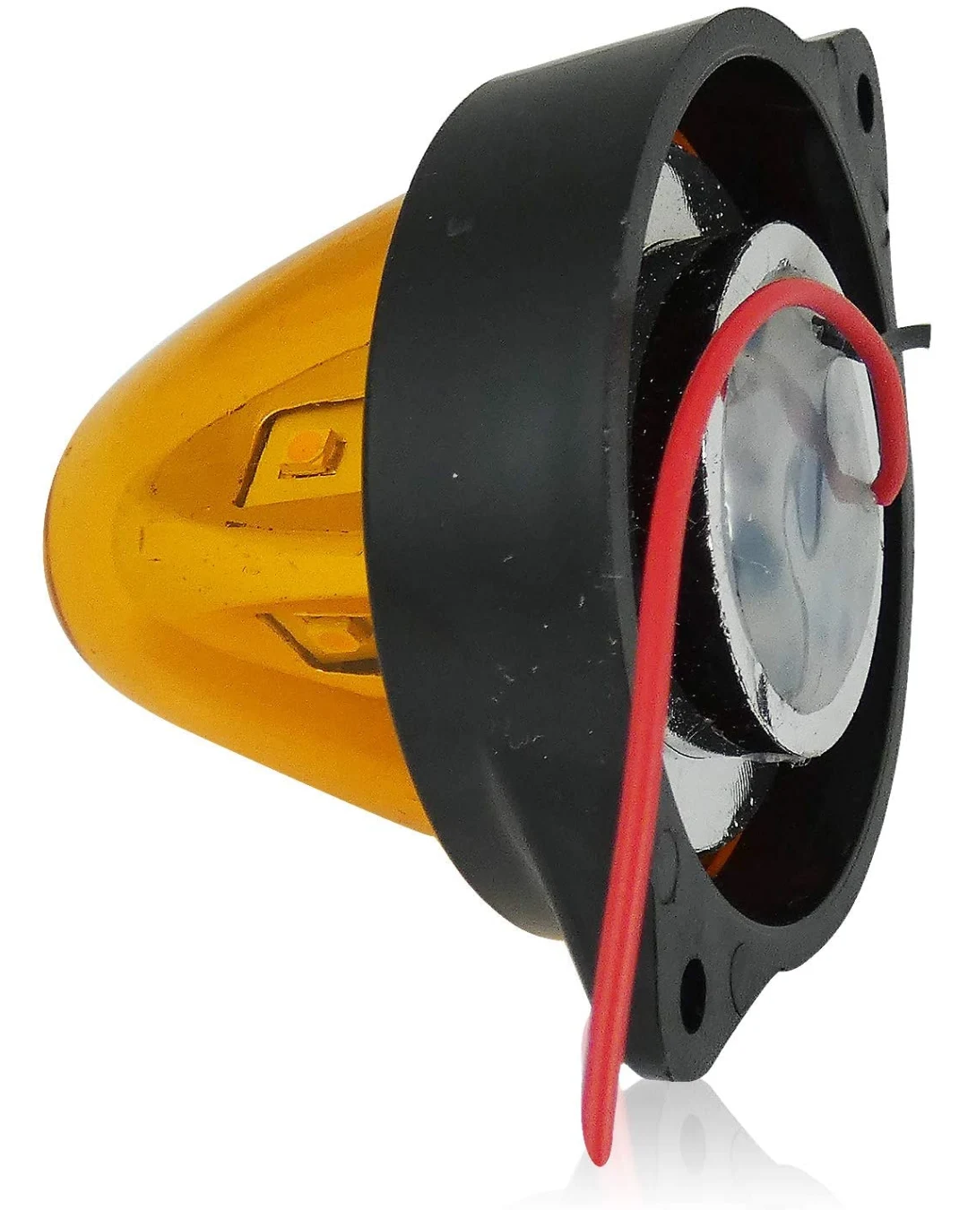 Въртяща сигнална/аварийна оранжева LED лампа 24V 12V Маяк нова