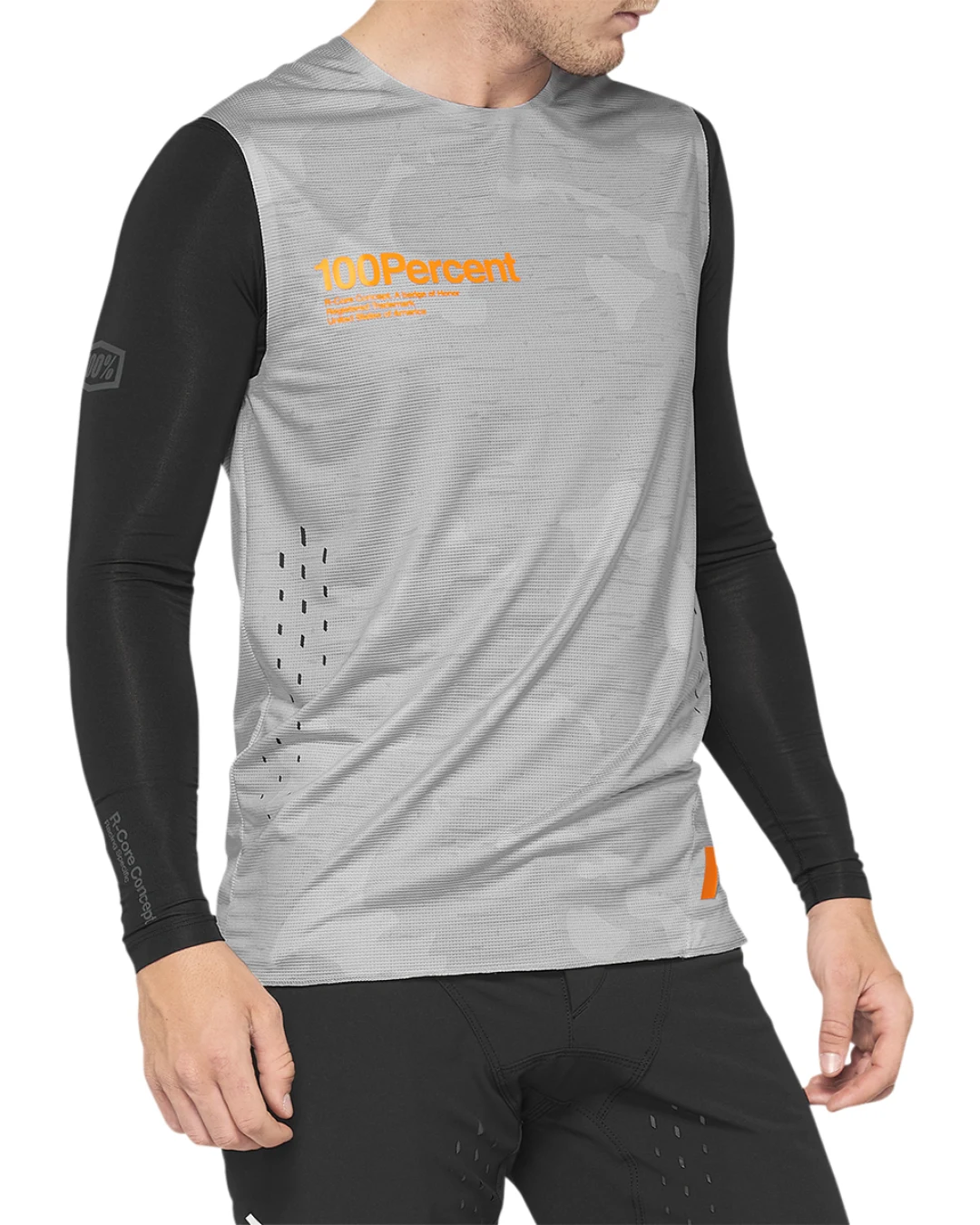 Вело джърси 100% R-CORE CONCEPT GRAY/BLACK