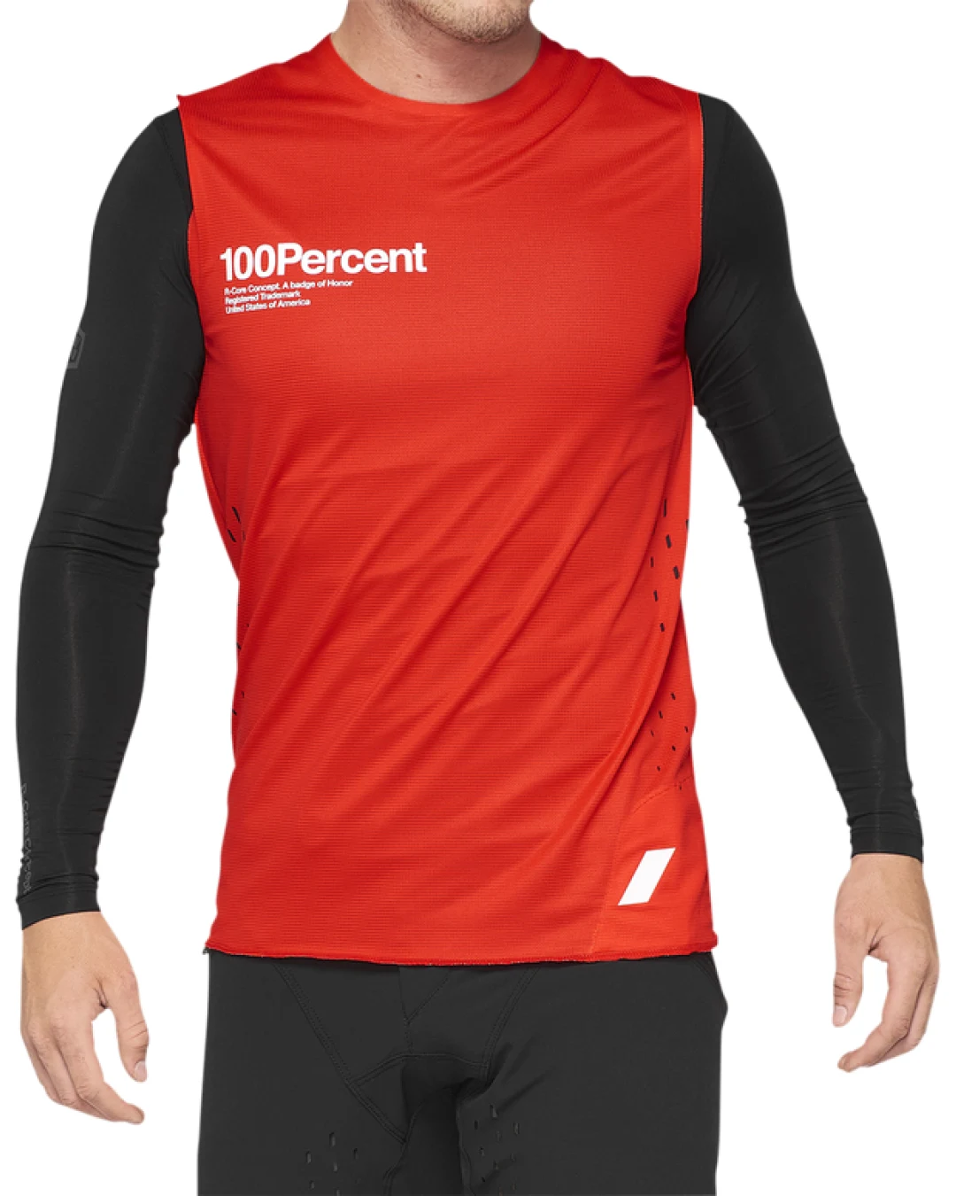 Вело джърси 100% R-CORE CONCEPT RED/BLACK
