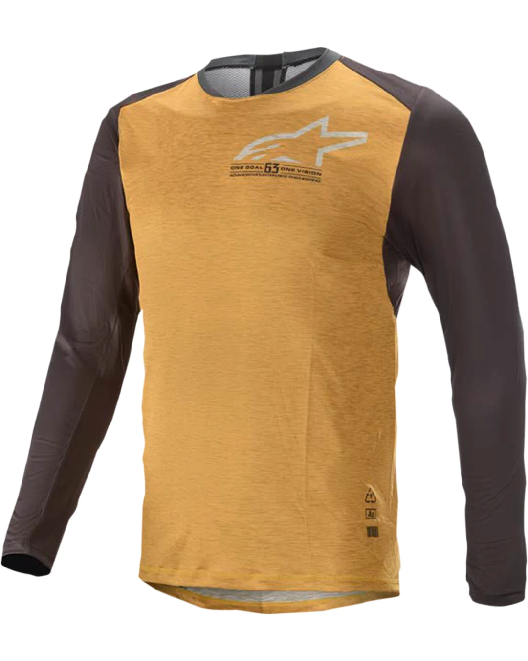 Вело джърси ALPINESTARS Drop 6 Long Sleeve BLACK/ORANGE