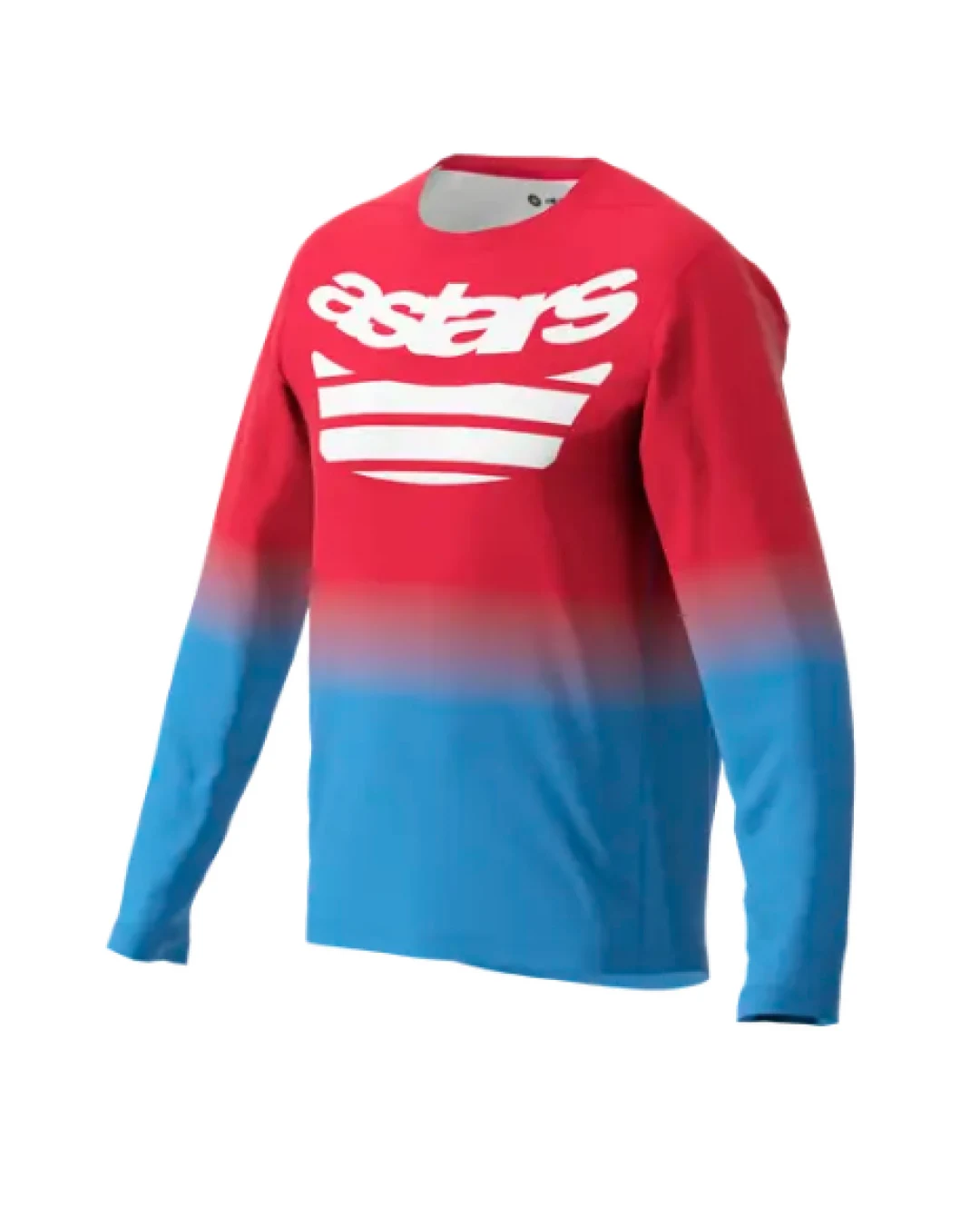 Вело джърси ALPINESTARS LS A-DURA ASTARS 2.0 RED/BRIGHT BLUE