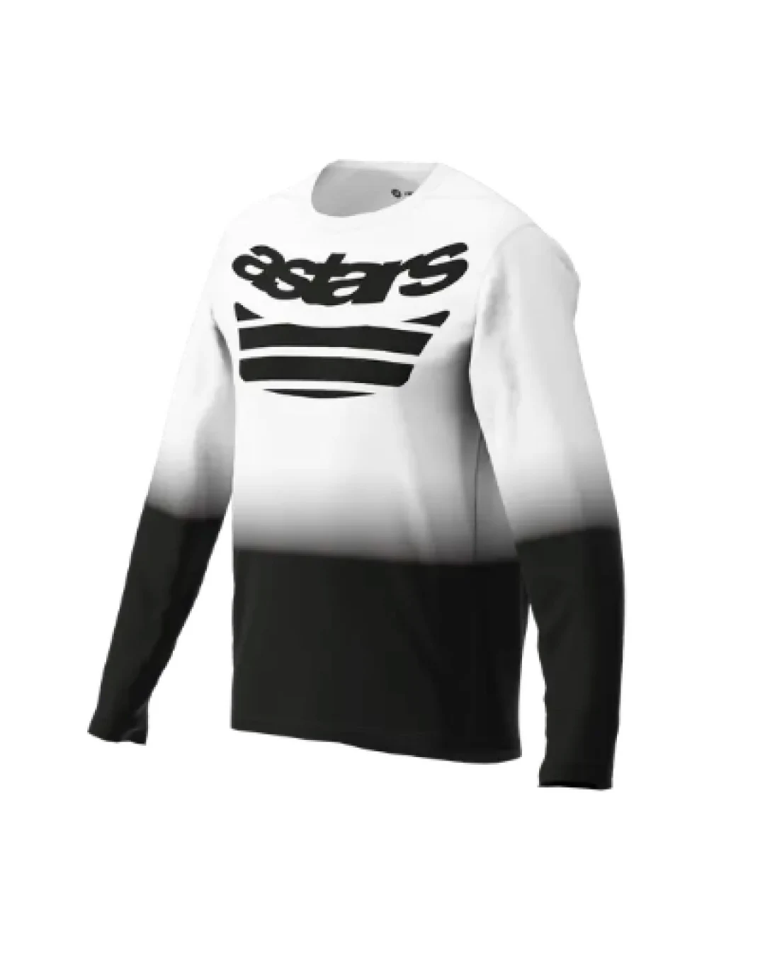 Вело джърси ALPINESTARS LS A-DURA ASTARS 2.0 WHITE/BLACK