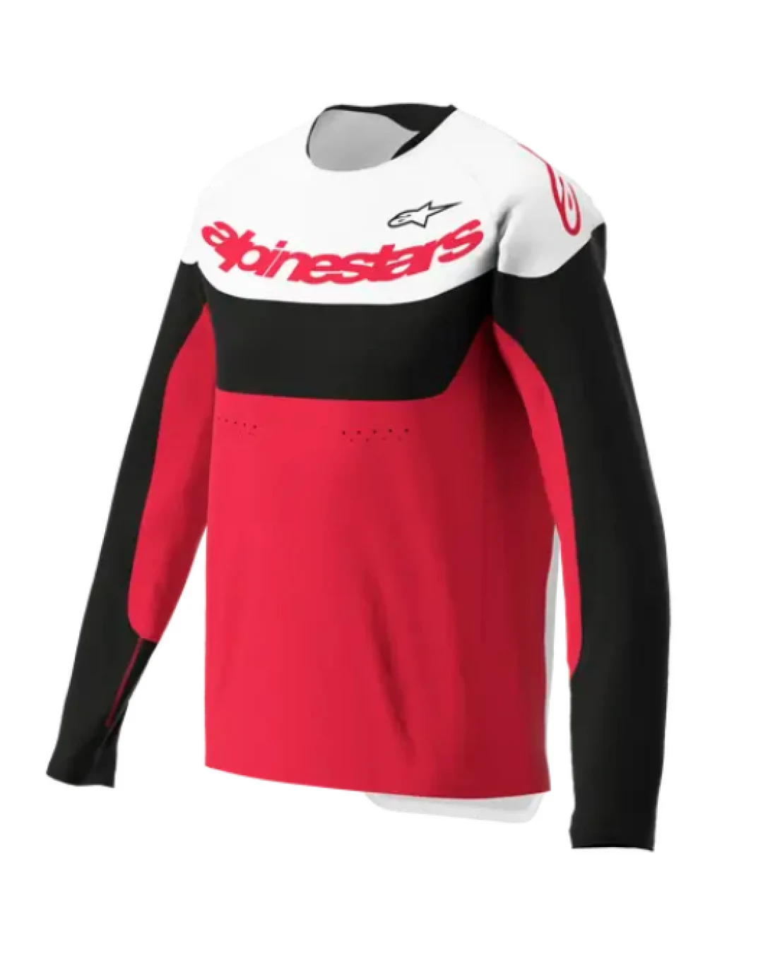 Вело джърси ALPINESTARS LS A-DURA RACE RED