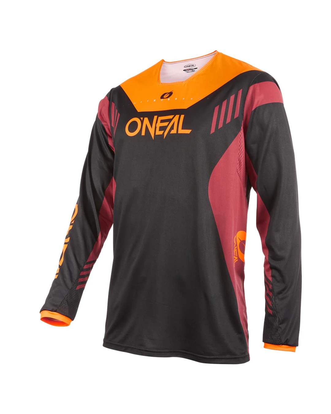 Вело джърси O'NEAL ELEMENT FR HYBRID V.22 BLACK/RED/ORANGE