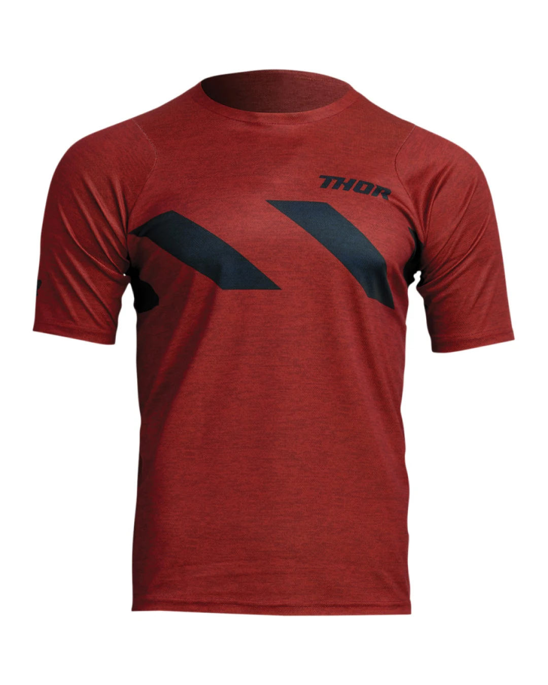 Вело джърси THOR ASSIST HAZARD SHORT SLEEVE BRICK/HEATHER