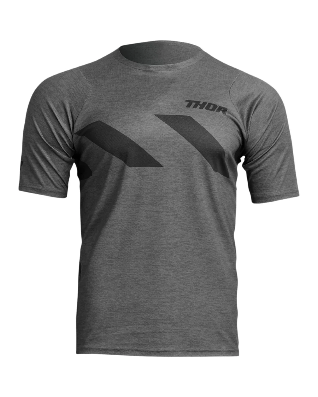 Вело джърси THOR ASSIST HAZARD SHORT SLEEVE CHARCOAL/HEATHER