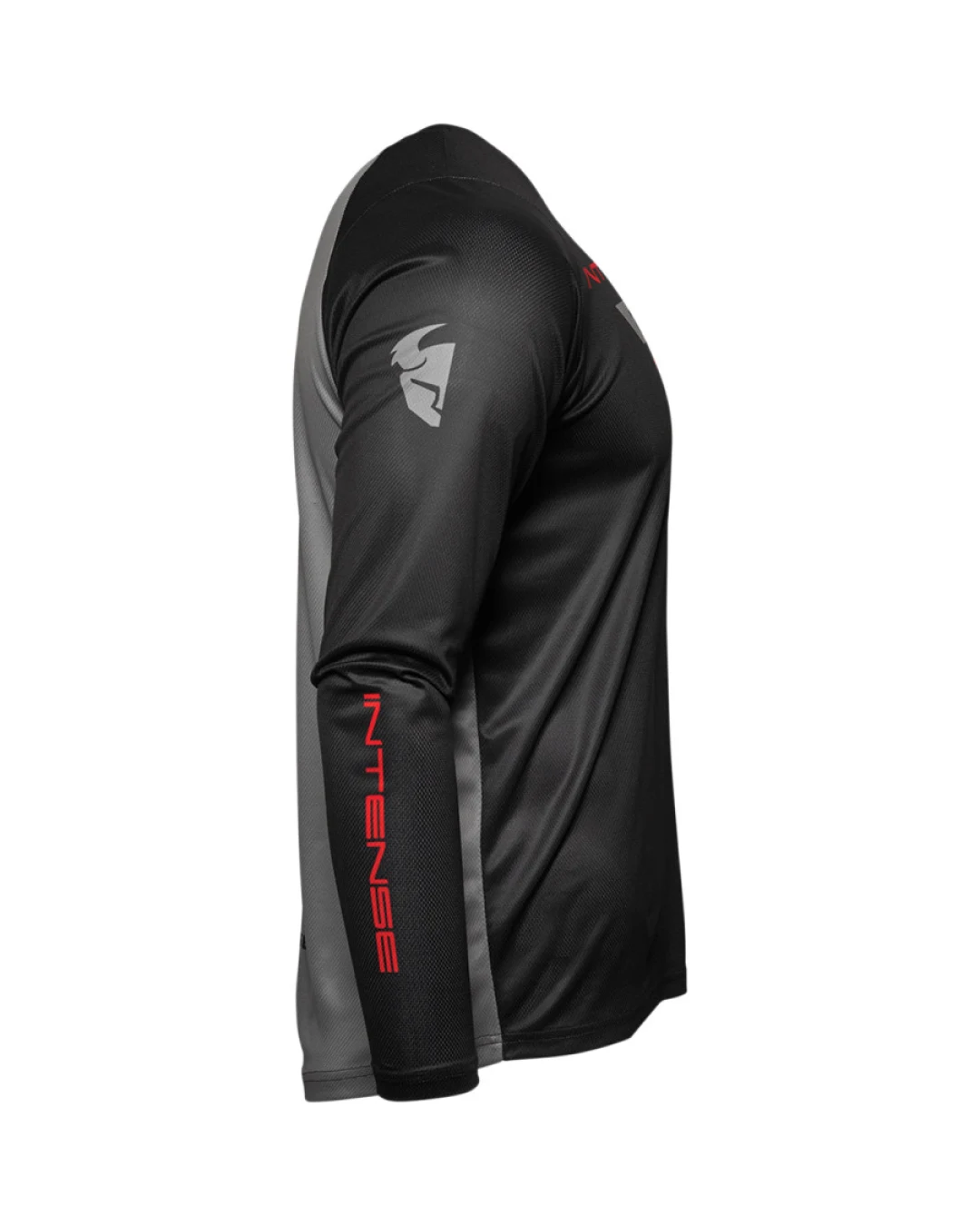 Вело джърси THOR INTENSE ASSIST BLACK/GRAY LONG SLEEVE