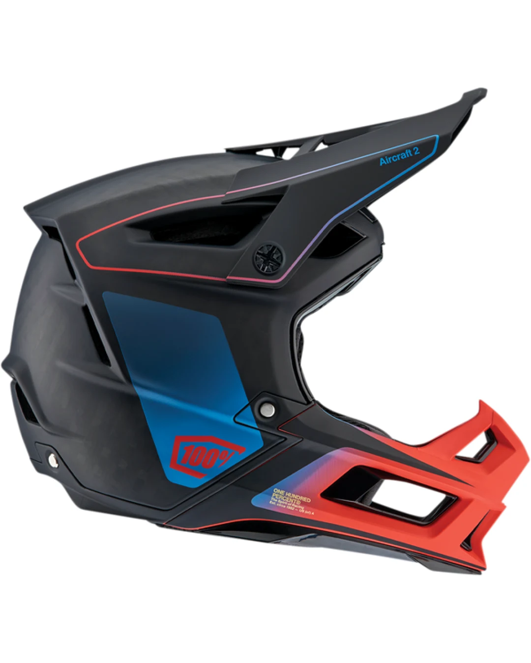Вело каска  100% AIRCRAFT 2 BLACK/RED/BLUE