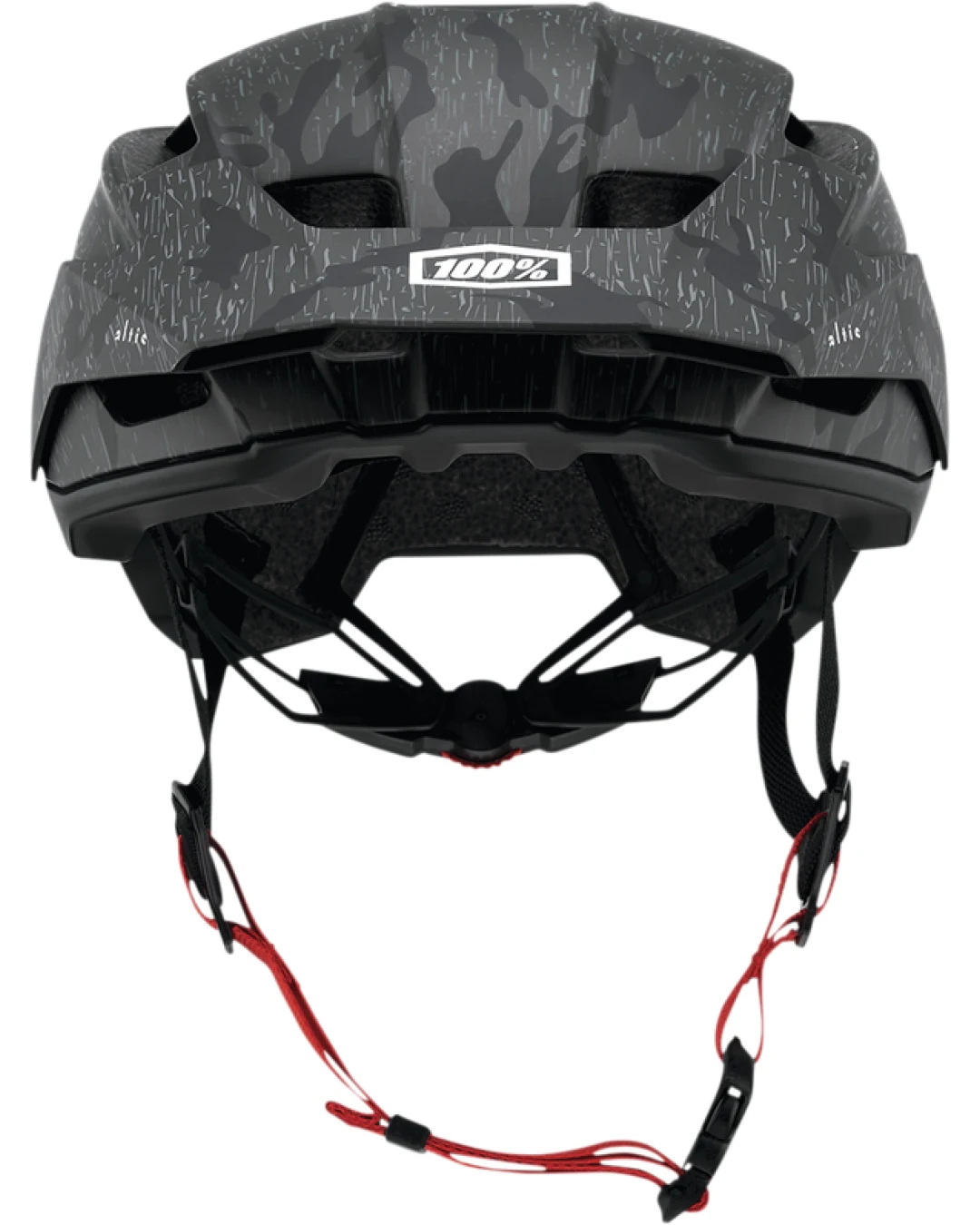 Вело каска 100% ALTIS GRAY/RED