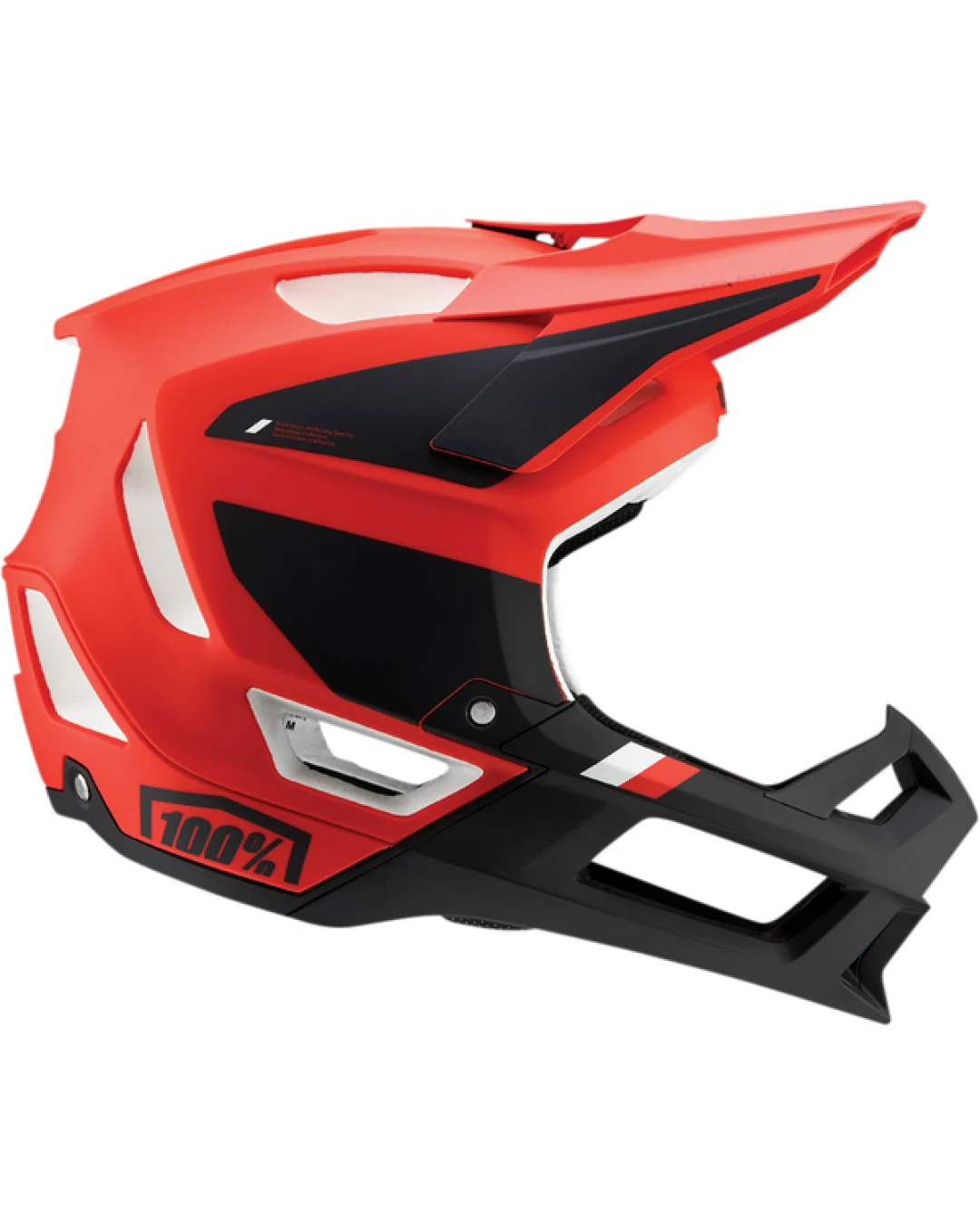 Вело каска 100% TRAJECTA FIDLOCK CARGO RED