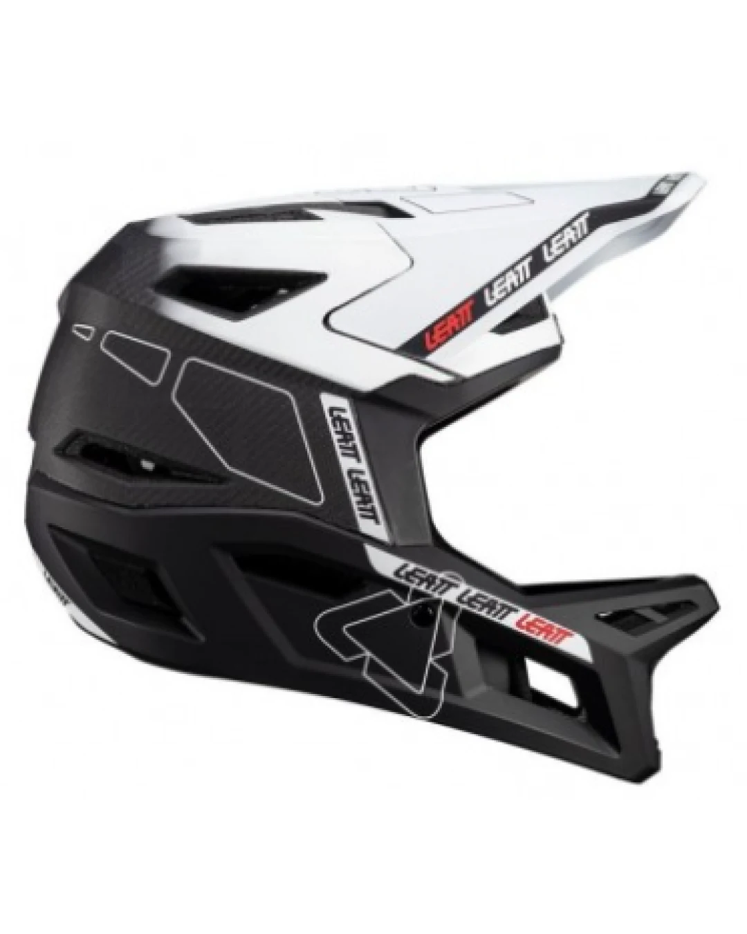 Вело каска LEATT MTB Gravity 6.0 Carbon V24 White