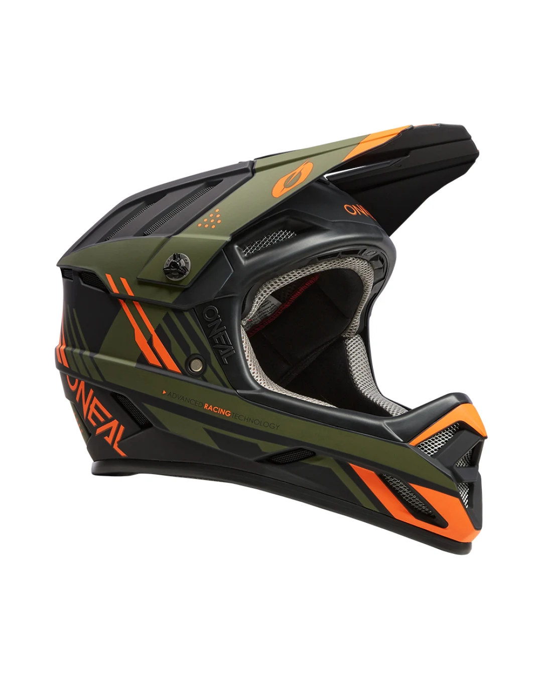 Вело каска O'NEAL BACKFLIP STRIKE V.23 BLACK/ORANGE/OLIVE