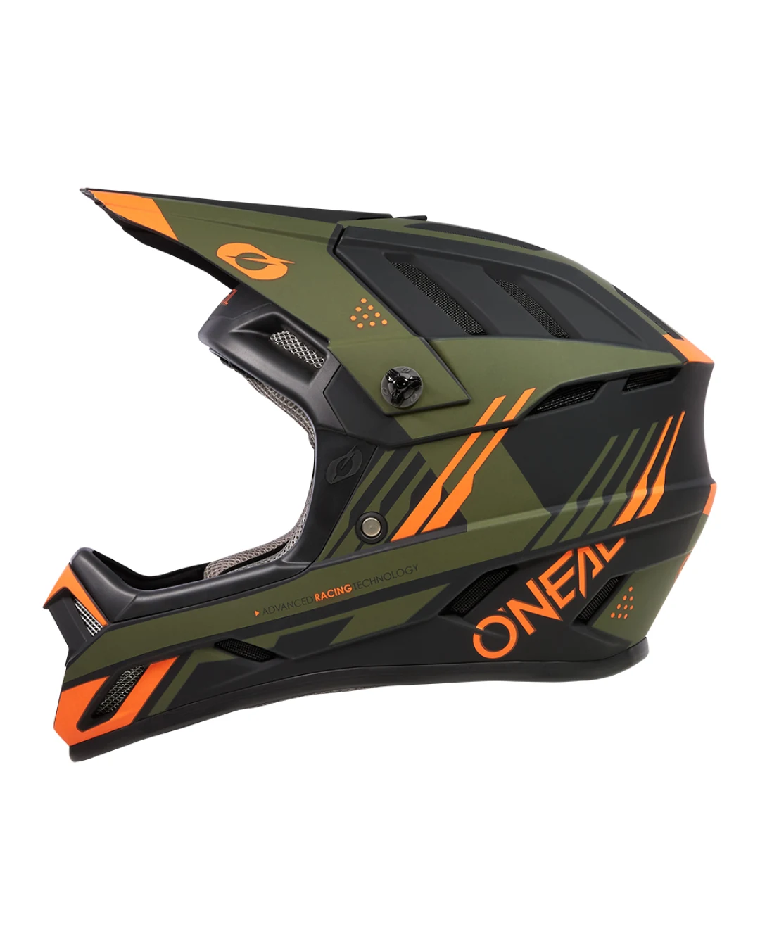 Вело каска O'NEAL BACKFLIP STRIKE V.23 BLACK/ORANGE/OLIVE
