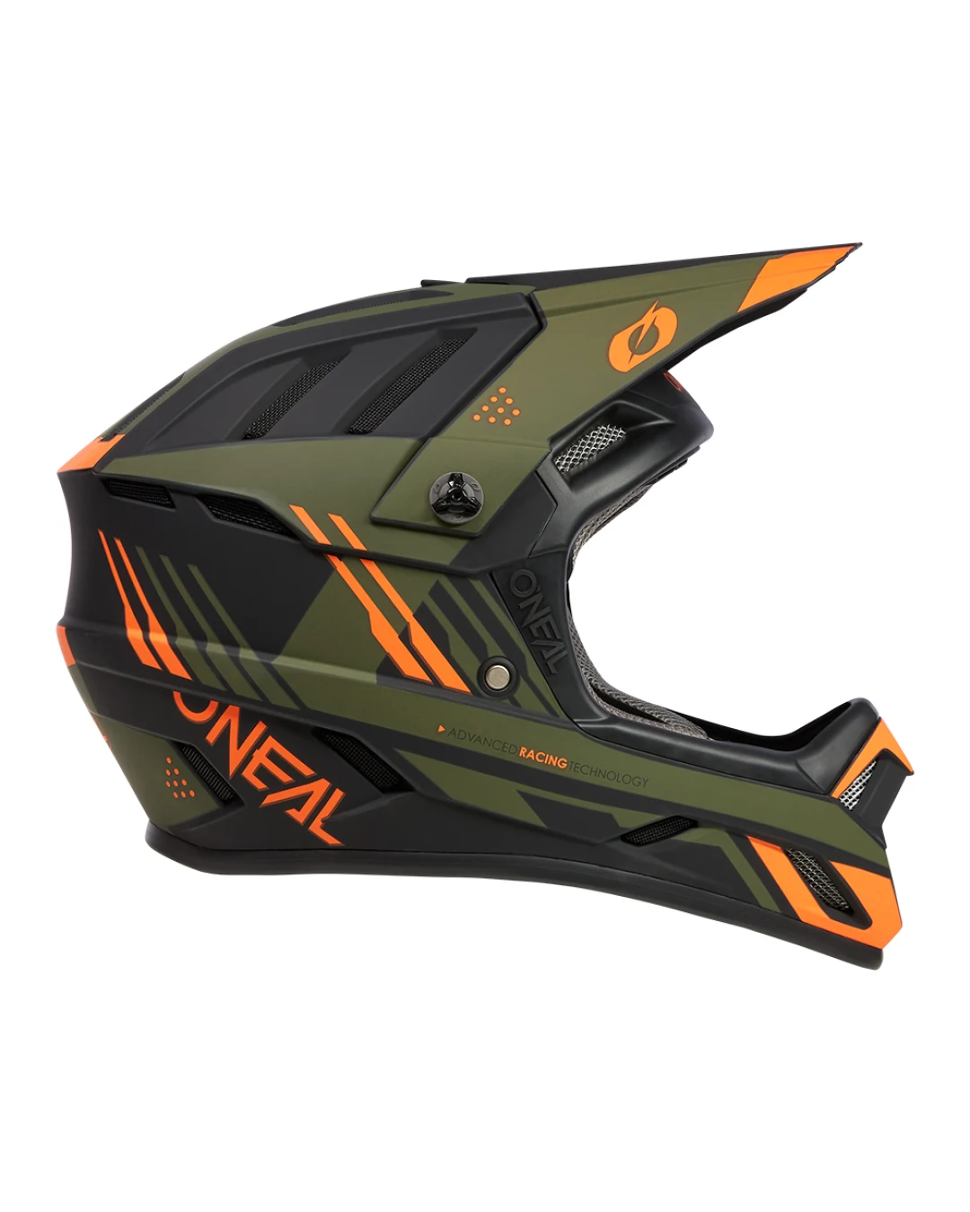 Вело каска O'NEAL BACKFLIP STRIKE V.23 BLACK/ORANGE/OLIVE