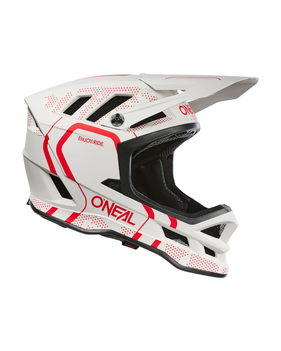 Вело каска O'NEAL BLADE STRIKE WHITE/RED V.25