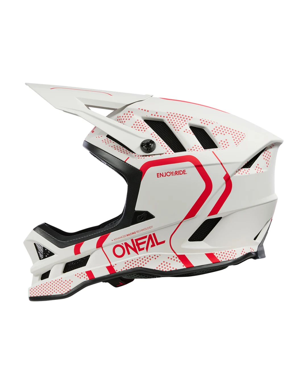 Вело каска O'NEAL BLADE STRIKE WHITE/RED V.25