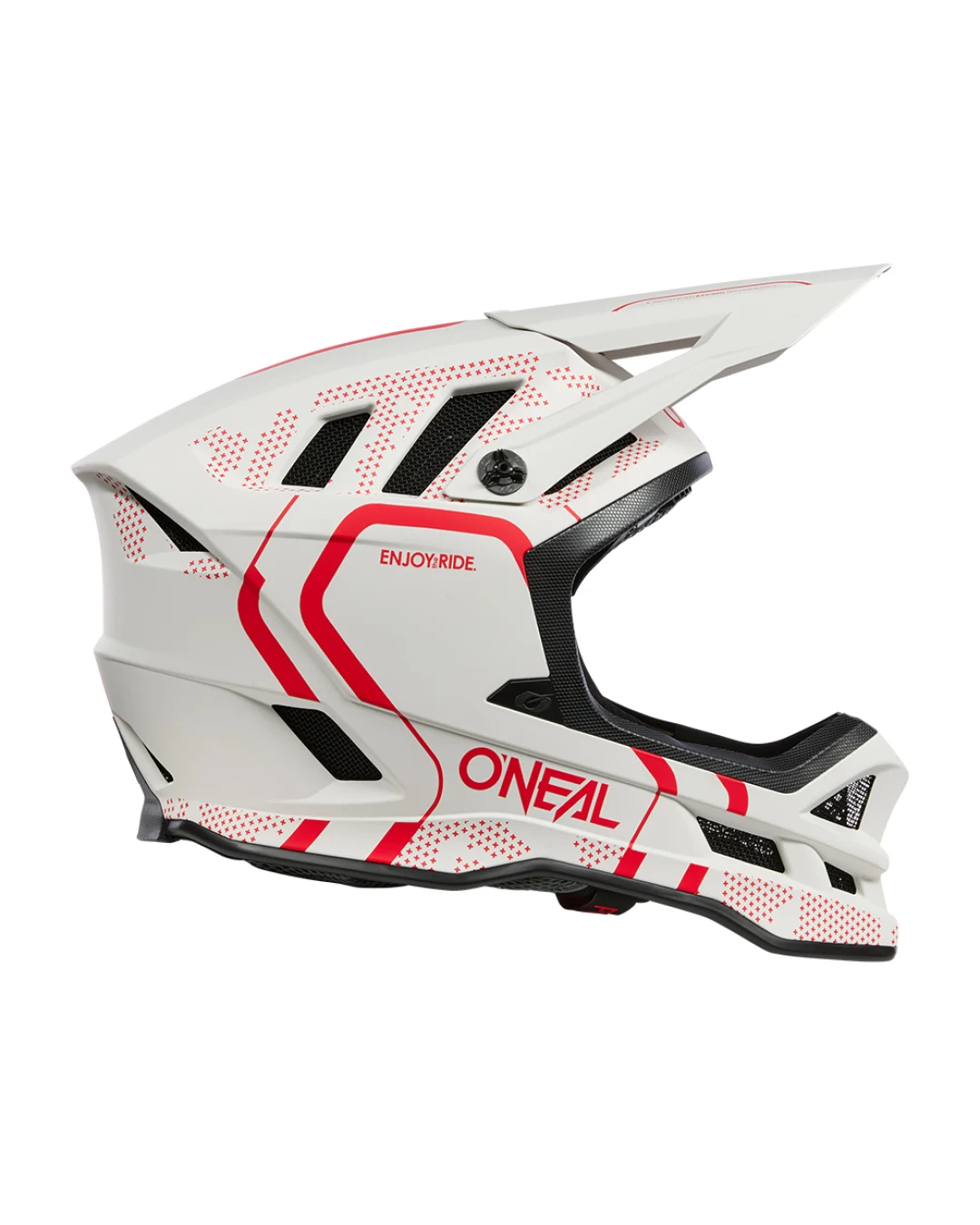 Вело каска O'NEAL BLADE STRIKE WHITE/RED V.25