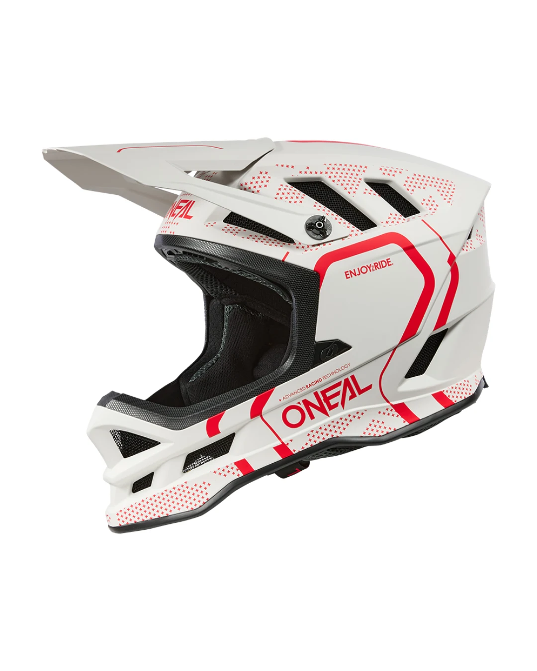 Вело каска O'NEAL BLADE STRIKE WHITE/RED V.25