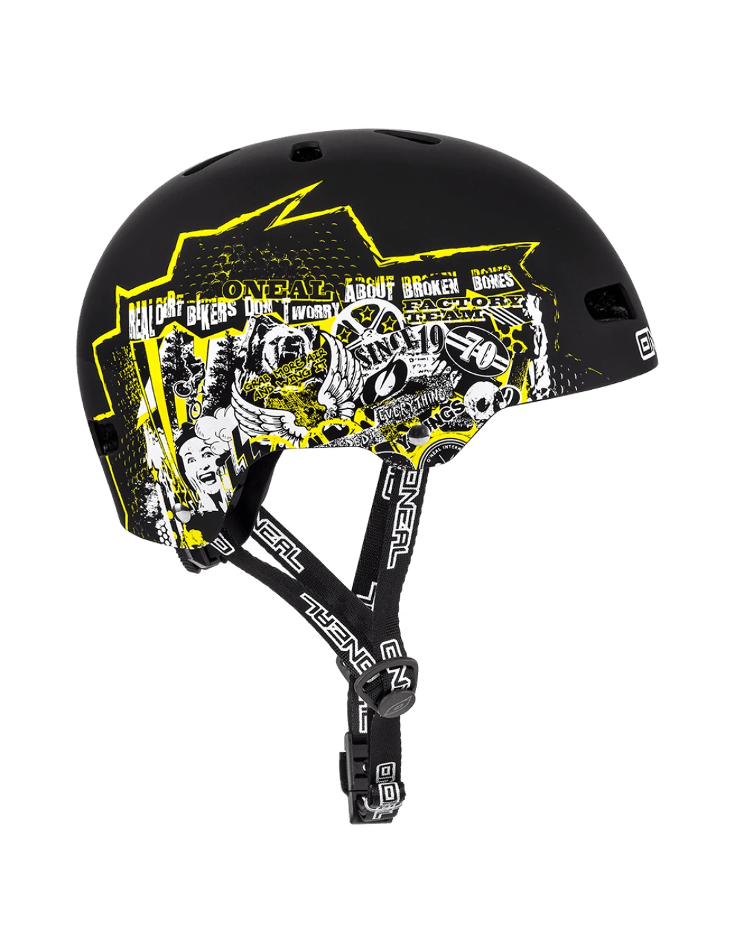 Вело каска O'NEAL DIRT LID ZF RIFT YELLOW