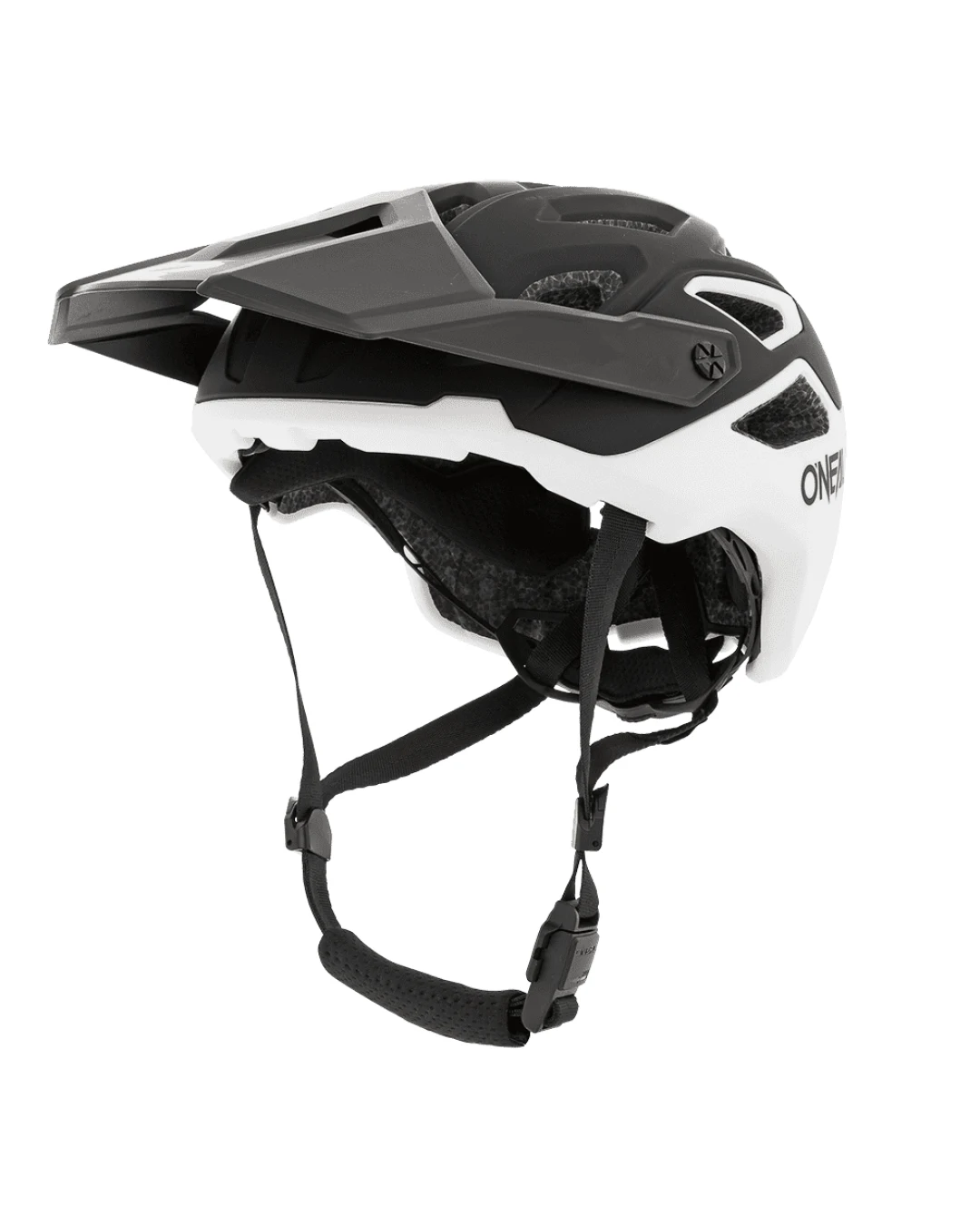 Вело каска O'NEAL PIKE SOLID BLACK/WHITE