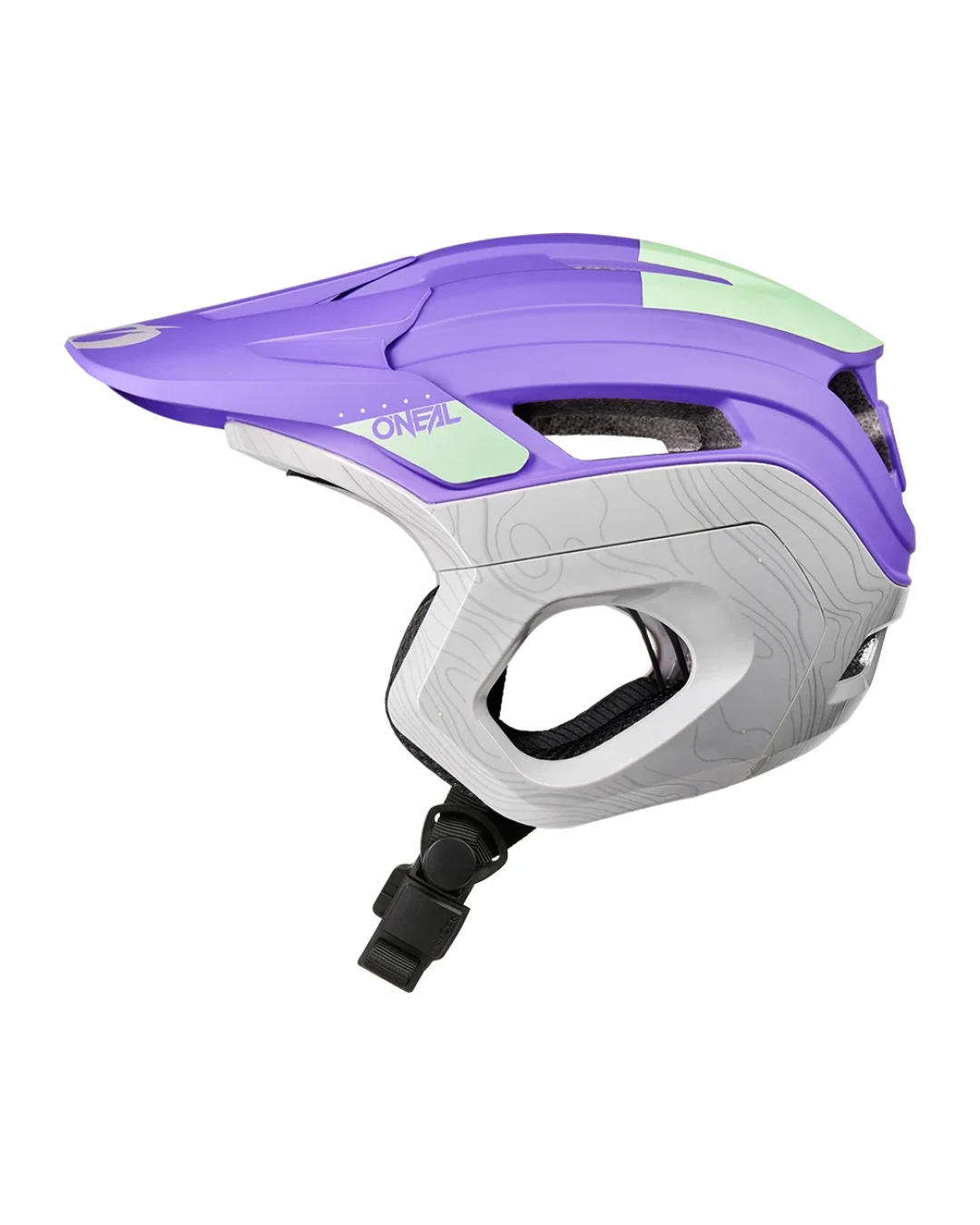 Вело каска O'NEAL TRAPPER EVO TOPO PURPLE/MINT/GRAY V.26