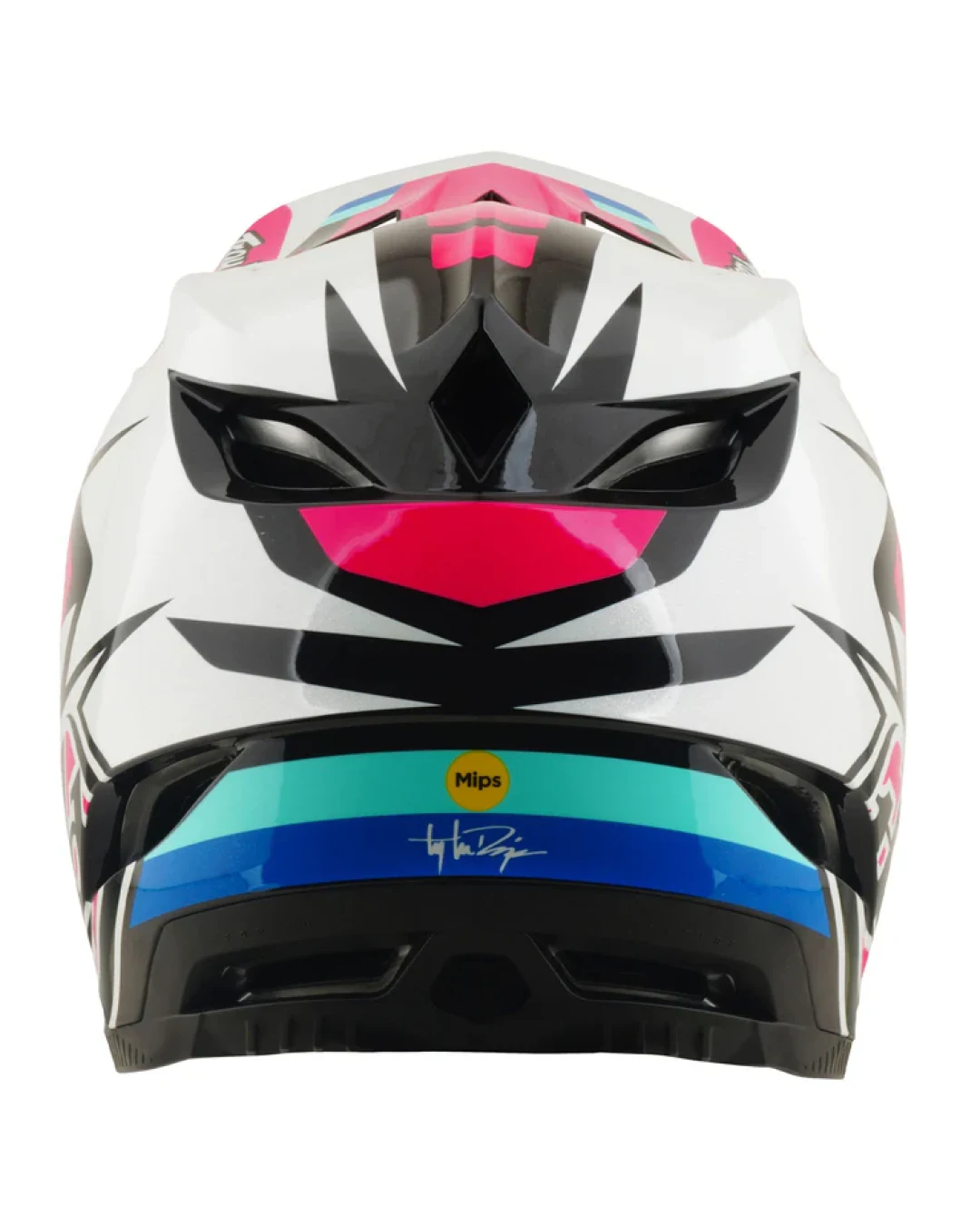 Вело каска Troy Lee Designs D4 Polyacrylite Helmet MIPS Romaer Magenta