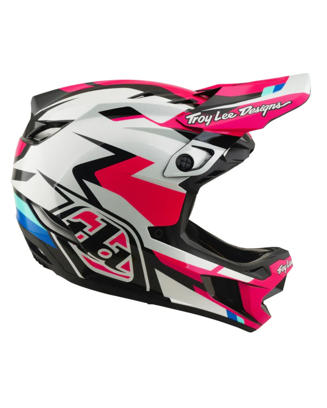 Вело каска Troy Lee Designs D4 Polyacrylite Helmet MIPS Romaer Magenta