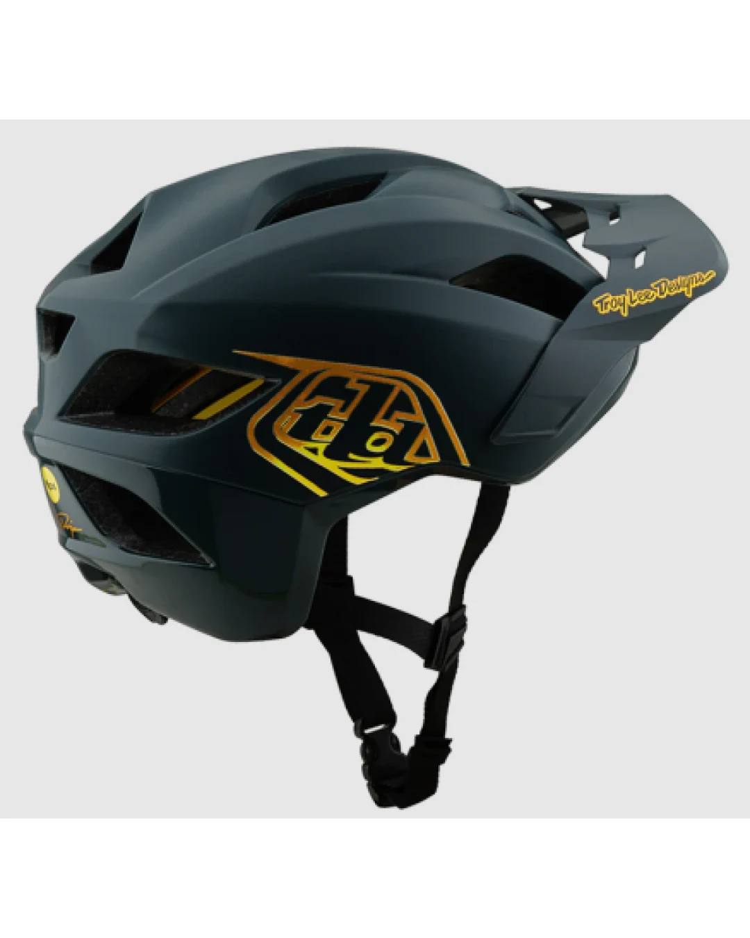 Вело каска Troy Lee Designs Flowline Helmet MIPS Point Gray / Gold