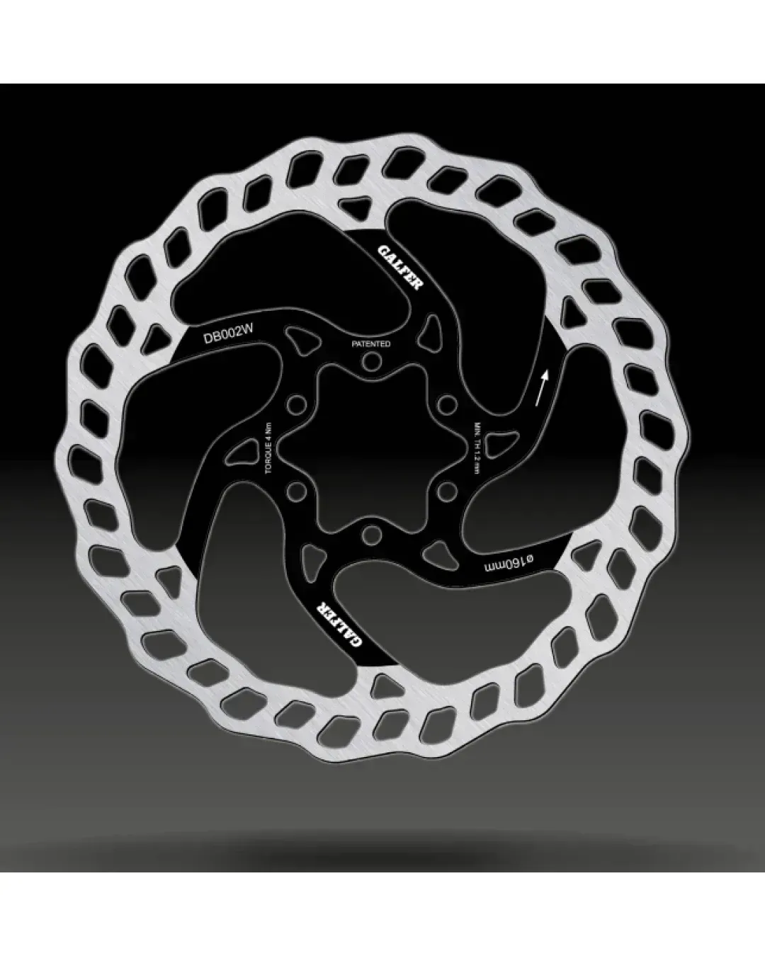 Вело спирачен диск GALFER BIKE MTB DISC WAVE Ø160X1.8MM Brake Disc
