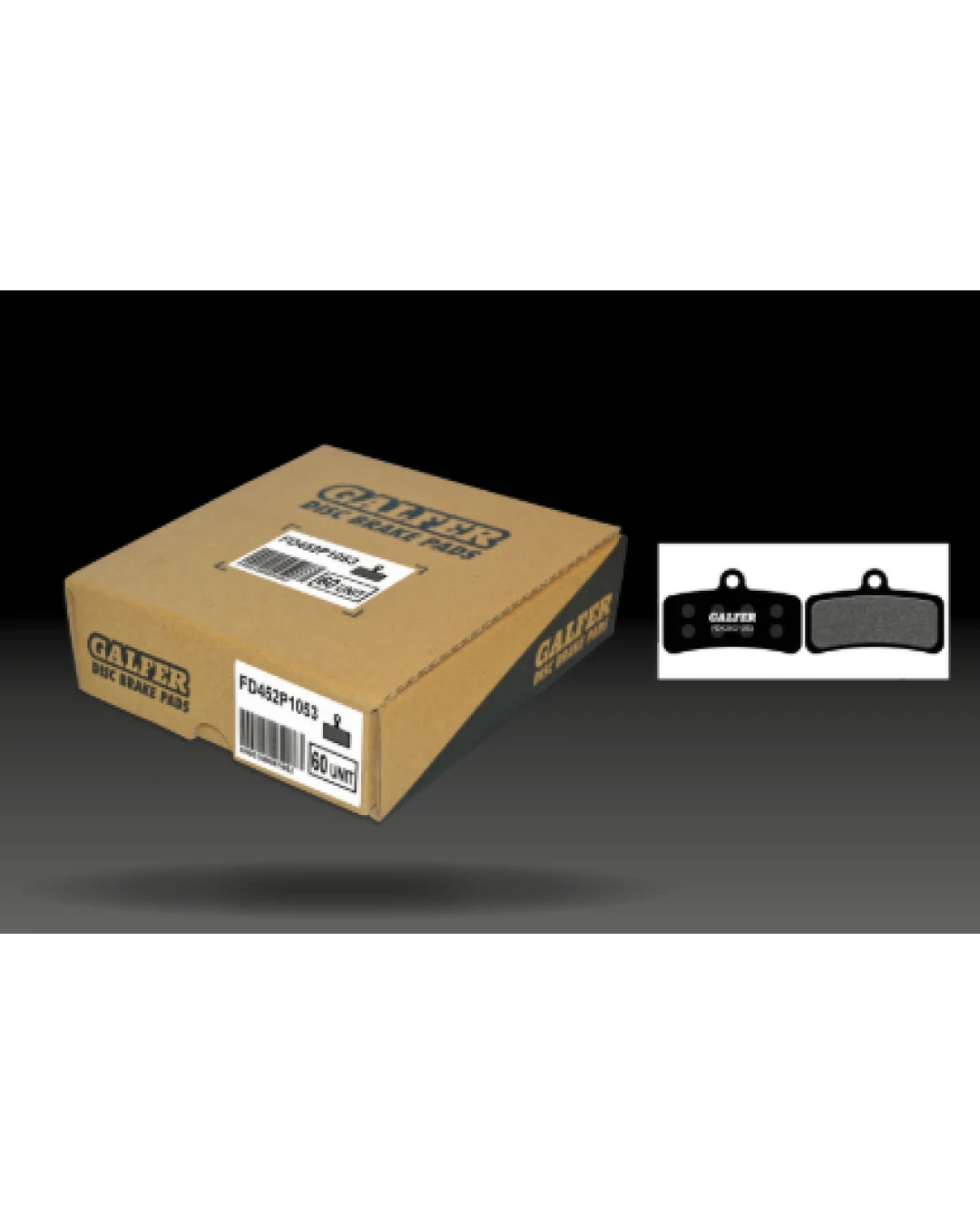 Вело спирачни накландки GALFER BIKE FD426G1053 PERFORMANCE Pack of 60 Brake Pads (30 Sets)