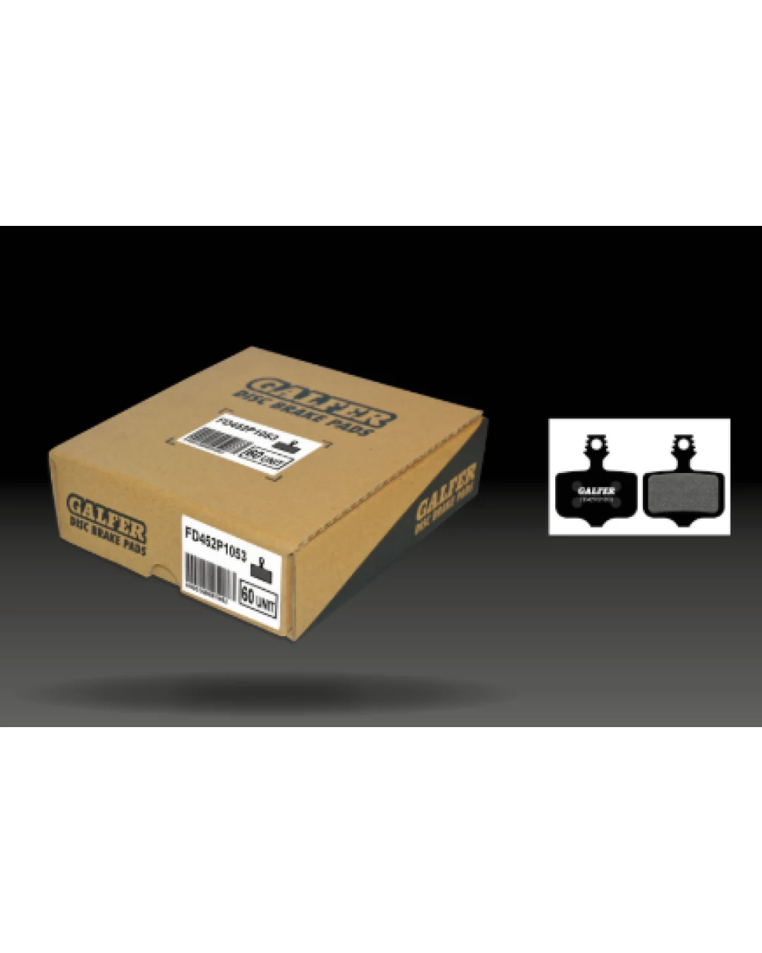 Вело спирачни накландки GALFER BIKE FD427G1053 PERFORMANCE Pack of 60 Brake Pads (30 Sets)