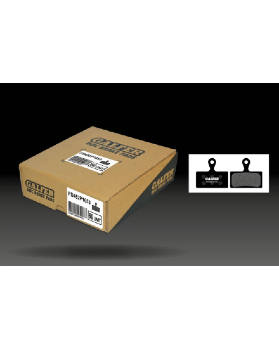 Вело спирачни накландки GALFER BIKE FD452G1053 PERFORMANCE Pack of 60 Brake Pads (30 Sets)