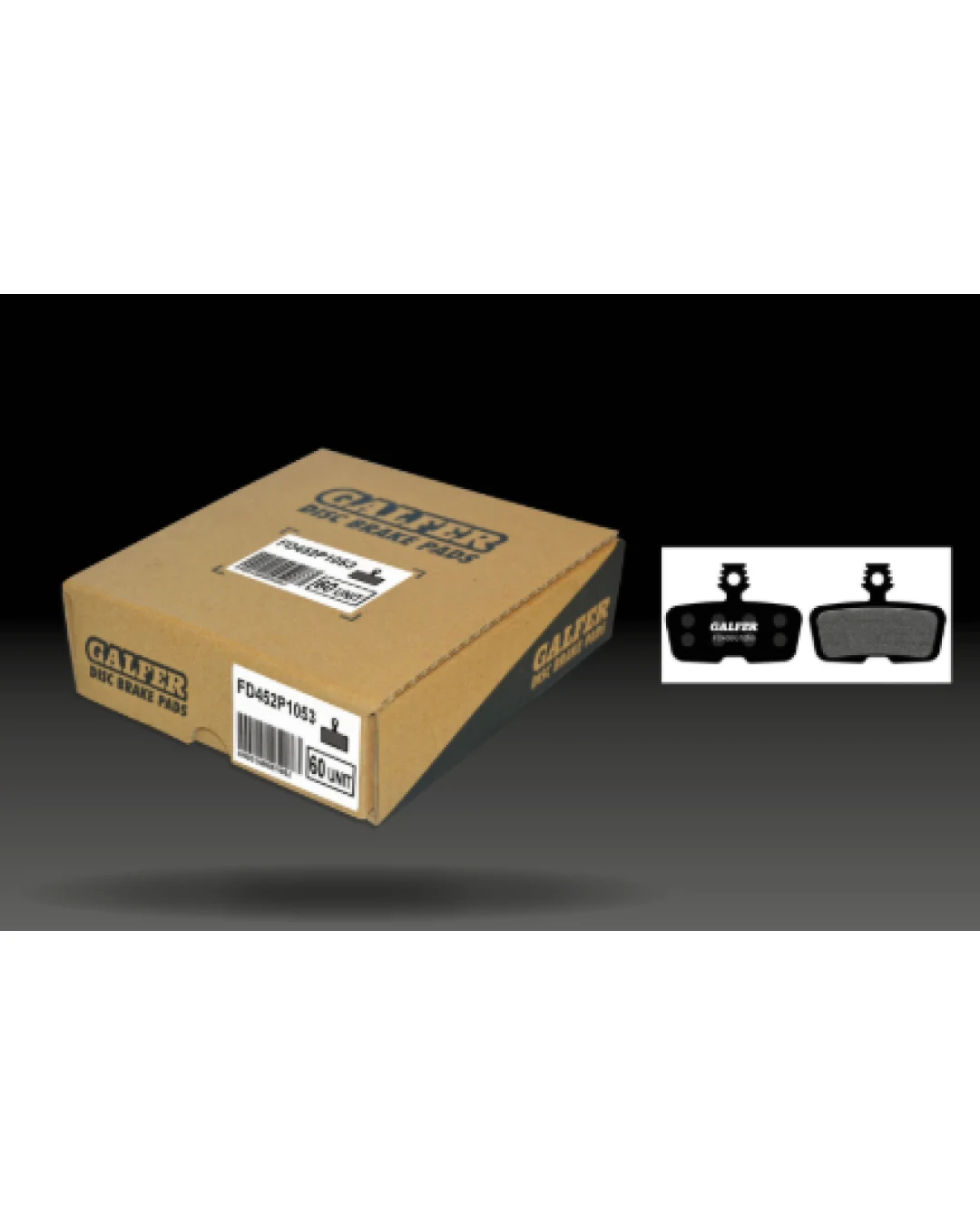 Вело спирачни накландки GALFER BIKE FD455G1053 PERFORMANCE Pack of 60 Brake Pads (30 Sets)