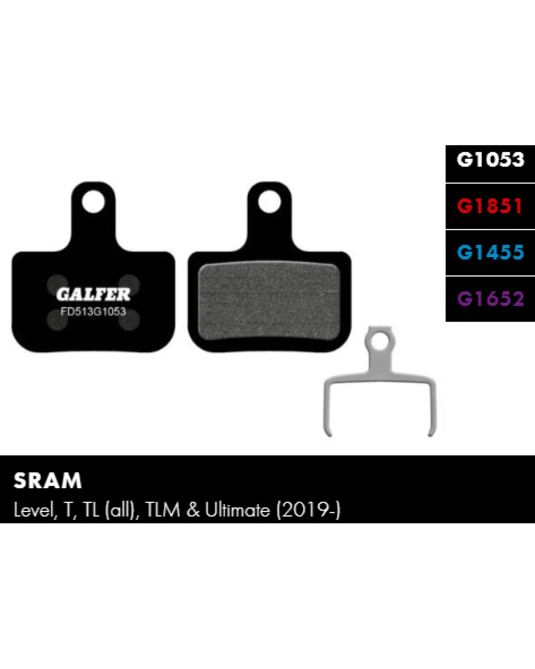 Вело спирачни накландки GALFER BIKE FD513G1053 PERFORMANCE Brake Pad