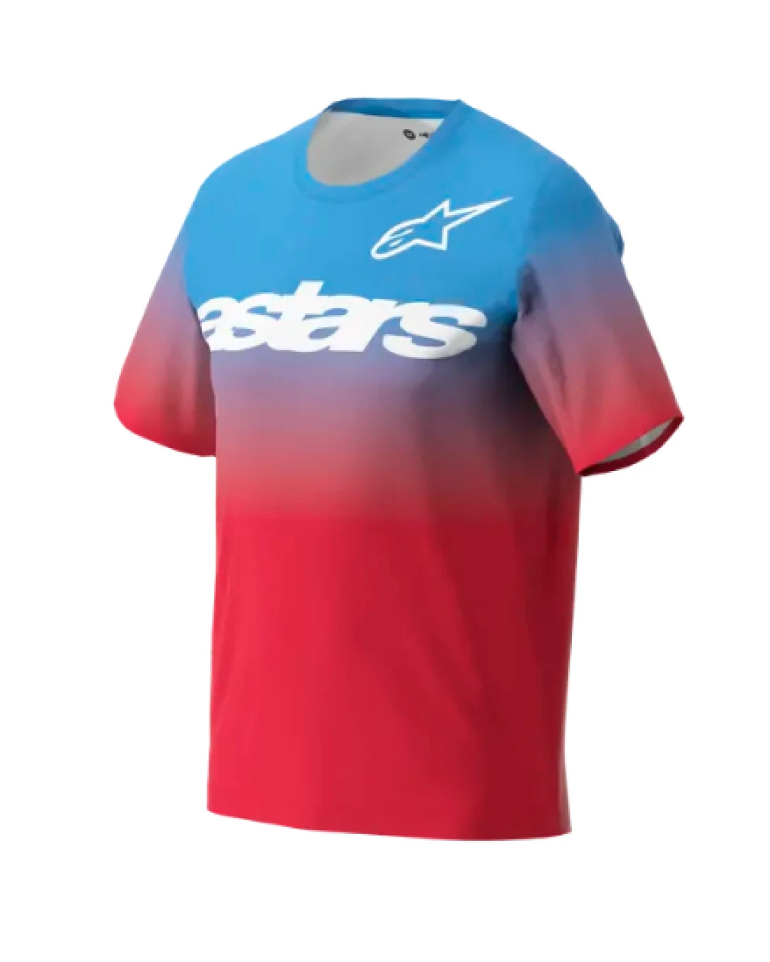 Вело тениска ALPINESTARS SS A-DURA ASTARS 2.0 RED/BRIGHT BLUE