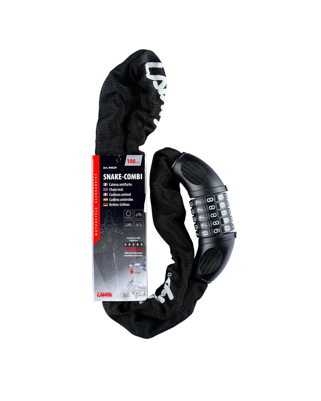 Верига заключване SNAKE-COMBI 90629
