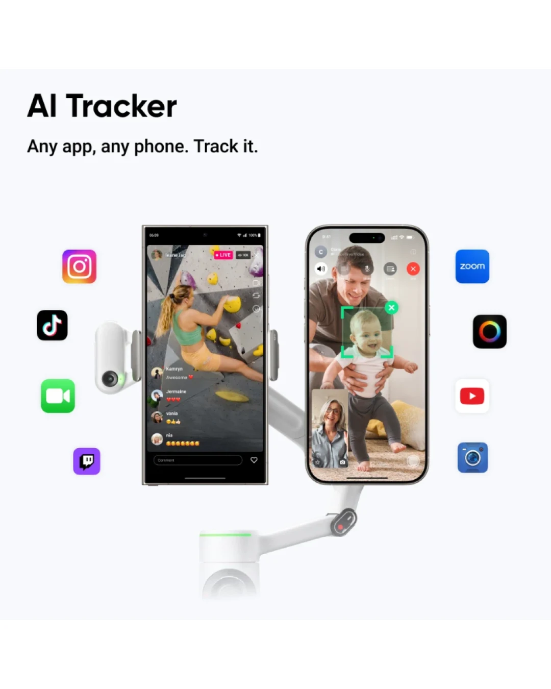Видео стабилизатор Insta360 FLOW 2 PRO AI Tracker Bundle