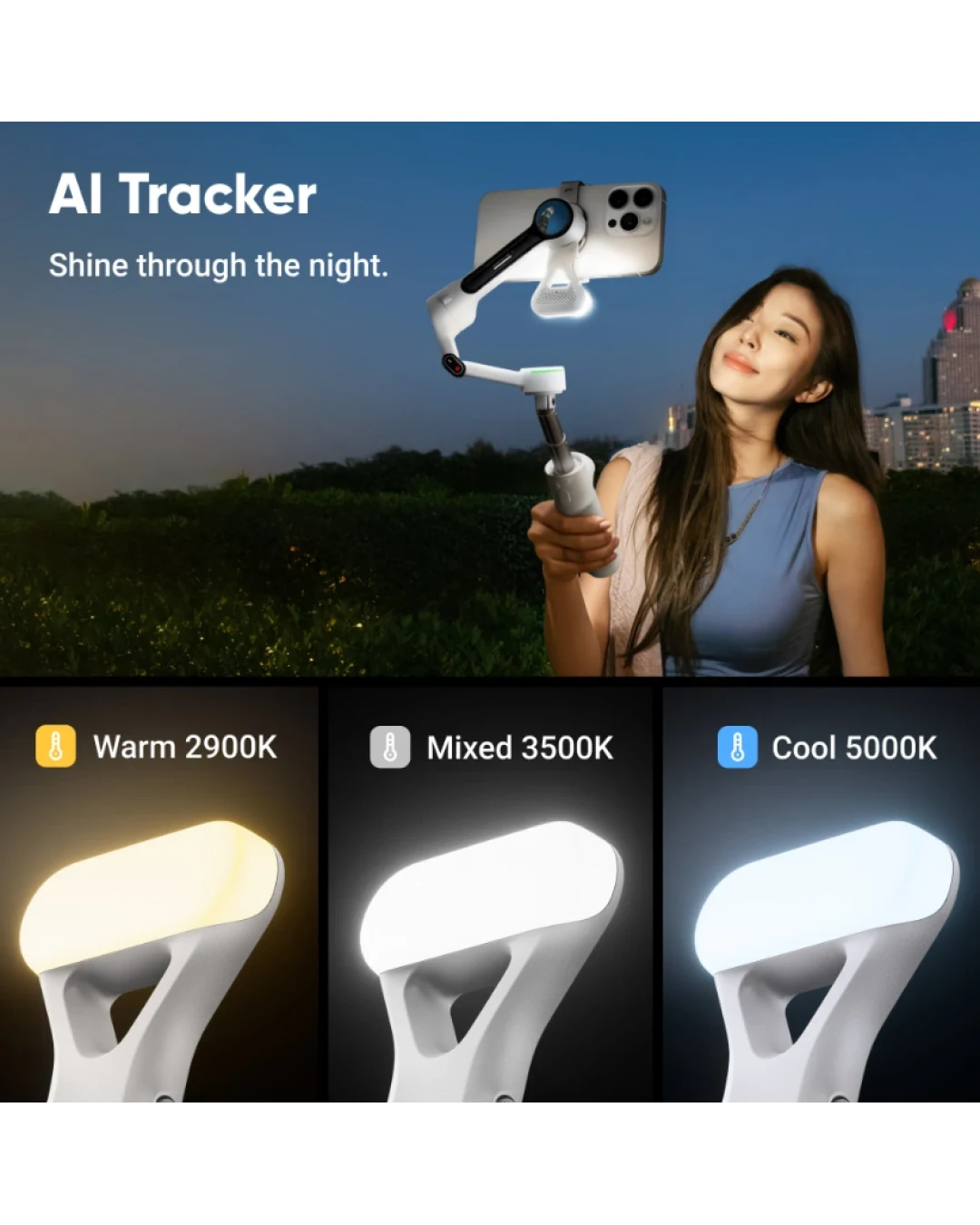 Видео стабилизатор Insta360 FLOW 2 PRO AI Tracker Bundle