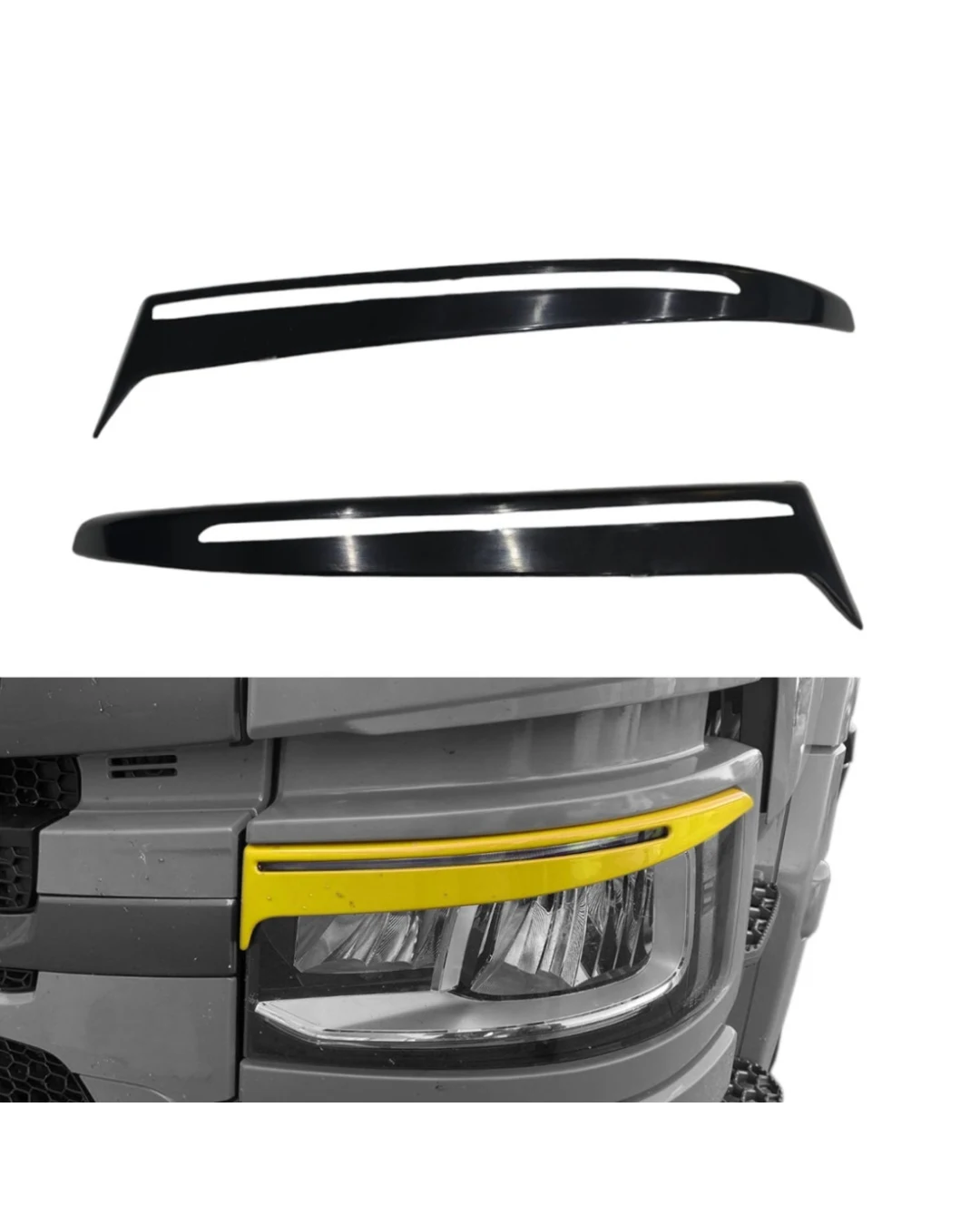 Висококачествени LED Вежди за Фарове Scania R/S 2017 + Тунинг Гъвкави Пластмасови