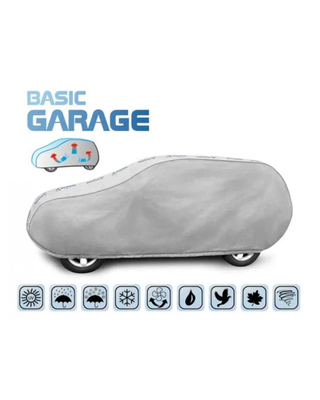 Покривало за Кола Kegel Basic Garage L OFF-ROAD за Джип/SUV (430-460 cm)