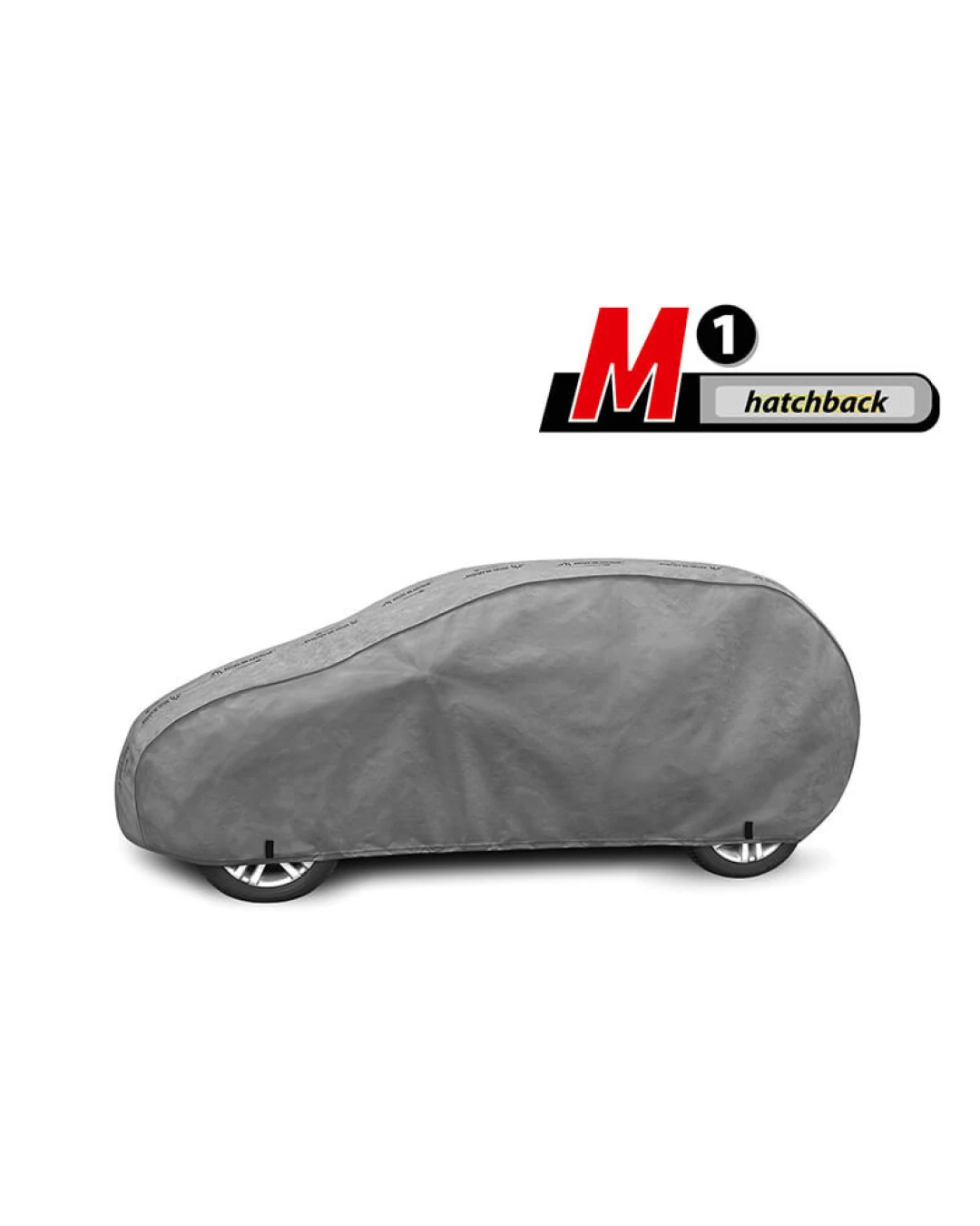 Висококачествено Покривало Kegel серия Mobile Garage размер M1 за хечбек 355-380см x 126-136см, сиво
