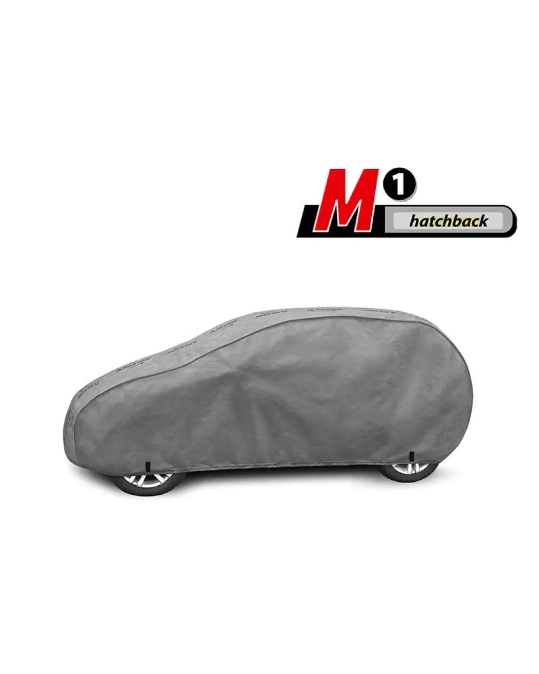 Висококачествено Покривало Kegel серия Mobile Garage размер M1 за хечбек 355-380см x 126-136см, сиво