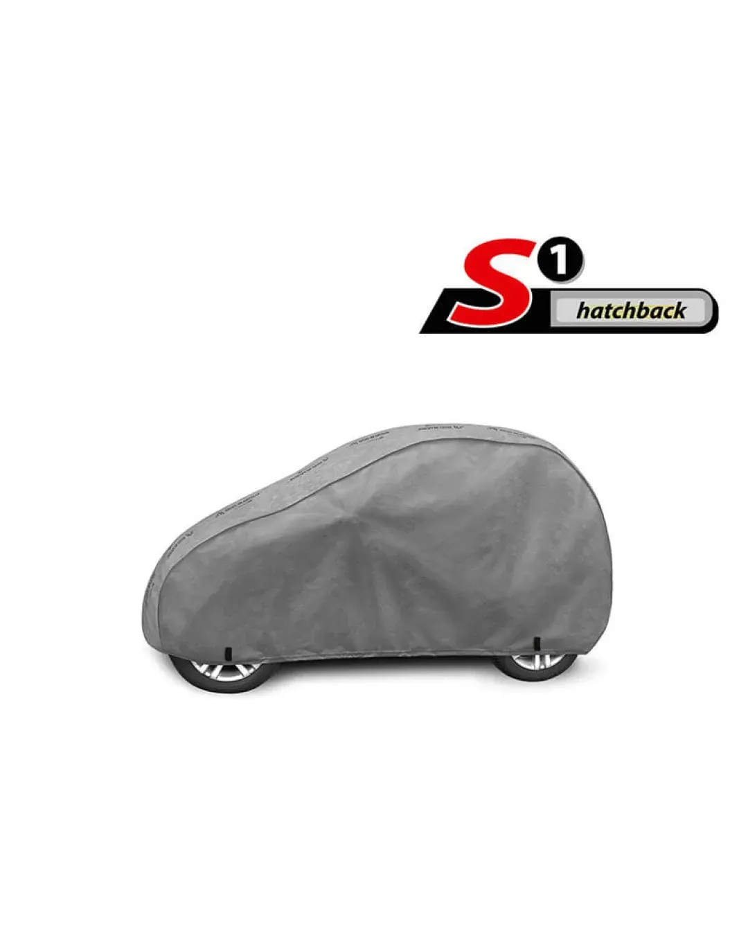 Висококачествено Покривало Kegel серия Mobile Garage размер S1 за хечбек 250-270см x 134-143см, сиво