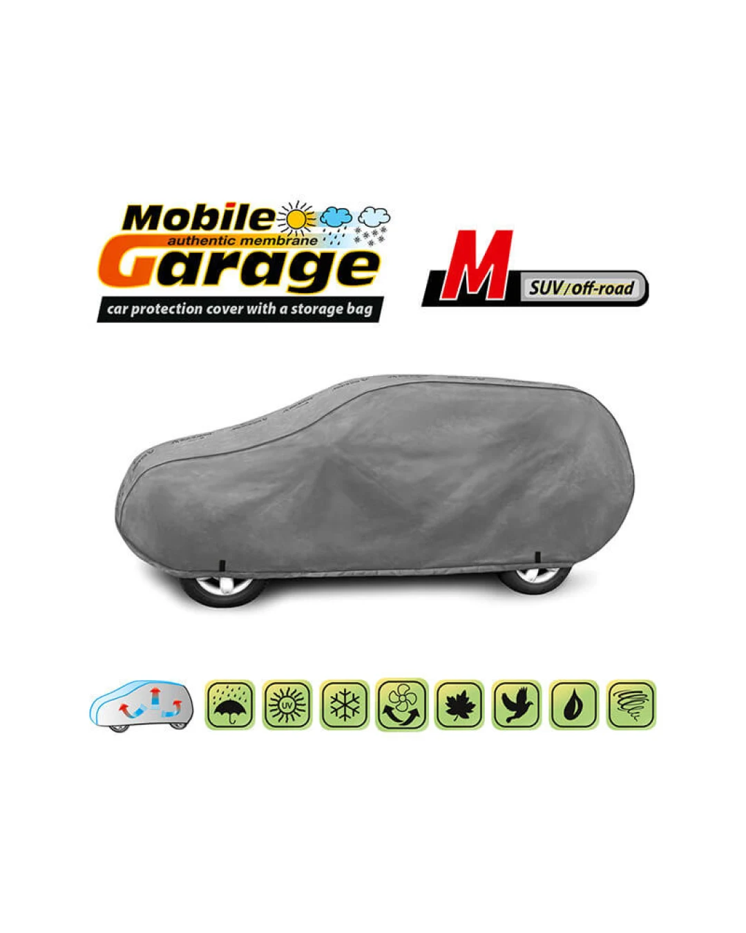 Висококачествено Покривало Kegel за Джип SUV OFF-ROAD Серия Mobile Garage размер M 400 - 420см х 135 - 145см