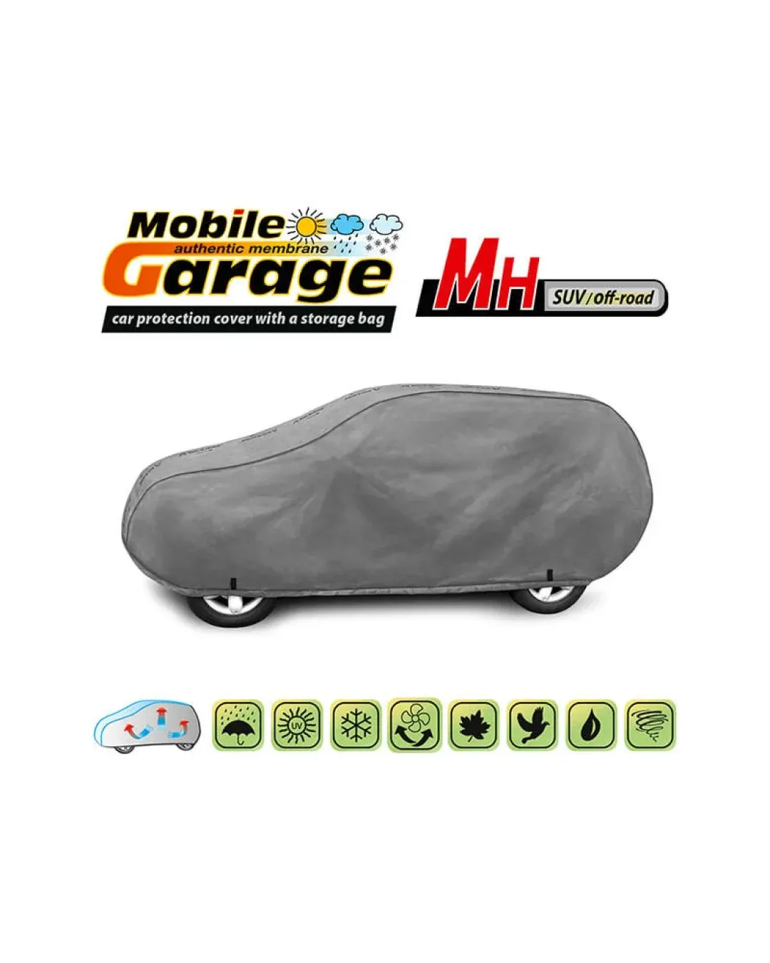Висококачествено Покривало Kegel за Джип SUV OFF-ROAD Серия Mobile Garage размер M 410 - 430см х 145 - 155см