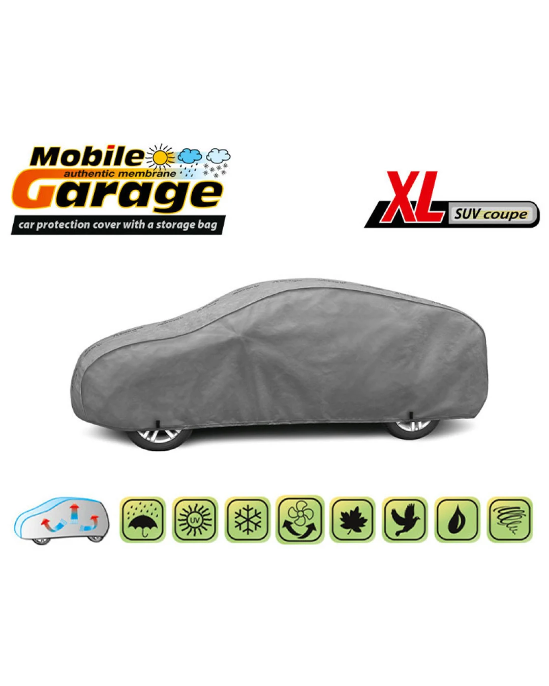 Висококачествено Покривало Kegel за Джип SUV Серия Mobile Garage размер XL 475 - 500см х 148 - 158см